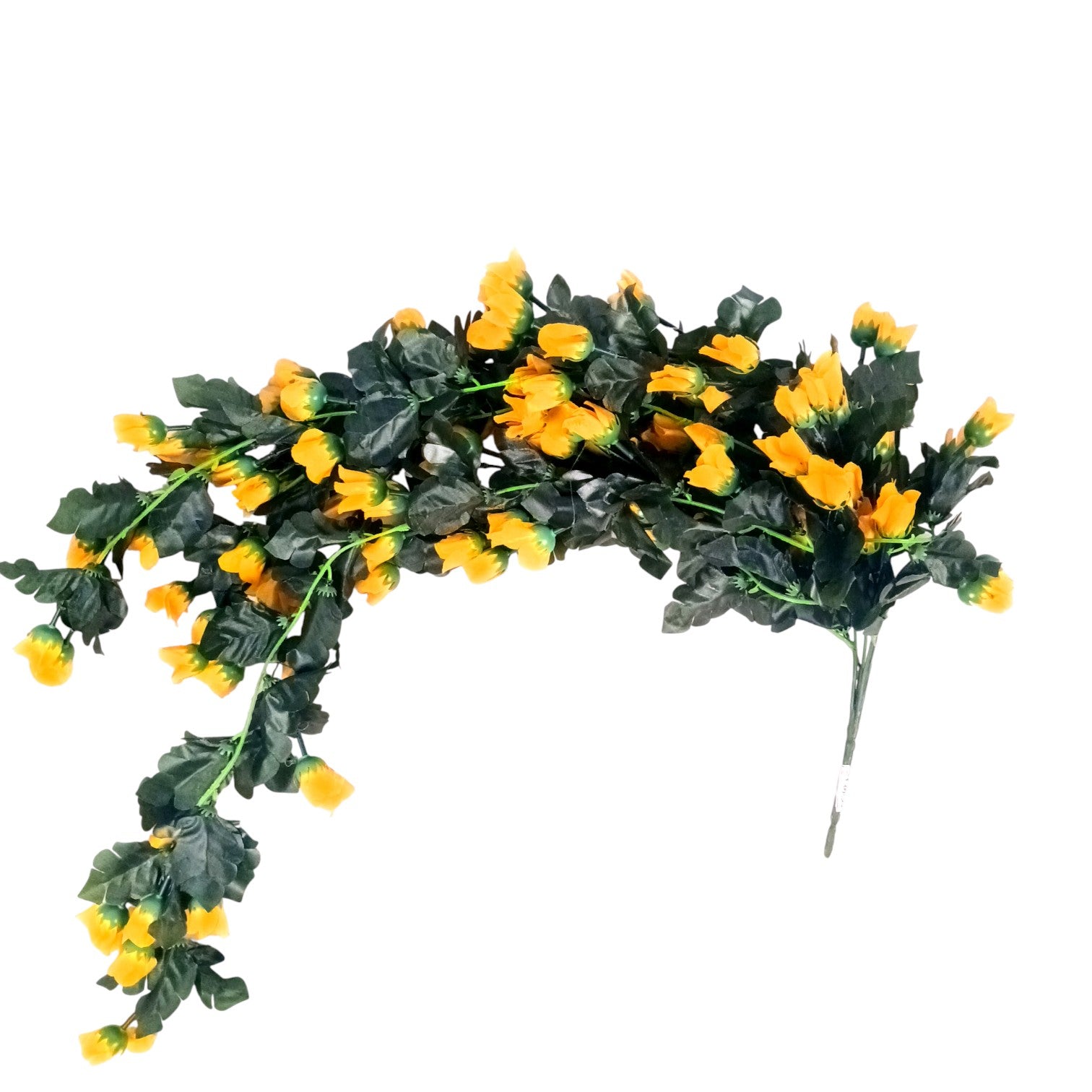 Artificial Hanging Flower for Home Decor | Realistic Hangings for Diwali Decor| Decorative Wall Hanging for Balcony, Garden, Living Room & Office - 31 Inch - Apkamart #Color_Yellow