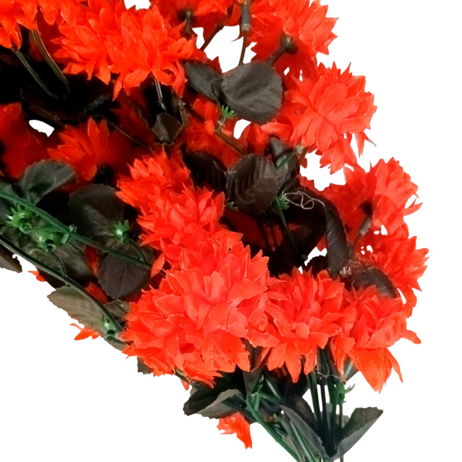 Artificial Hanging Flower for Home Decor | Decorative Wall Hanging | Balcony Garden Indoor Outdoor Decorative Hanging Plant for Living Room Bedroom Office - 37 Inch - Apkamart #Color_Red