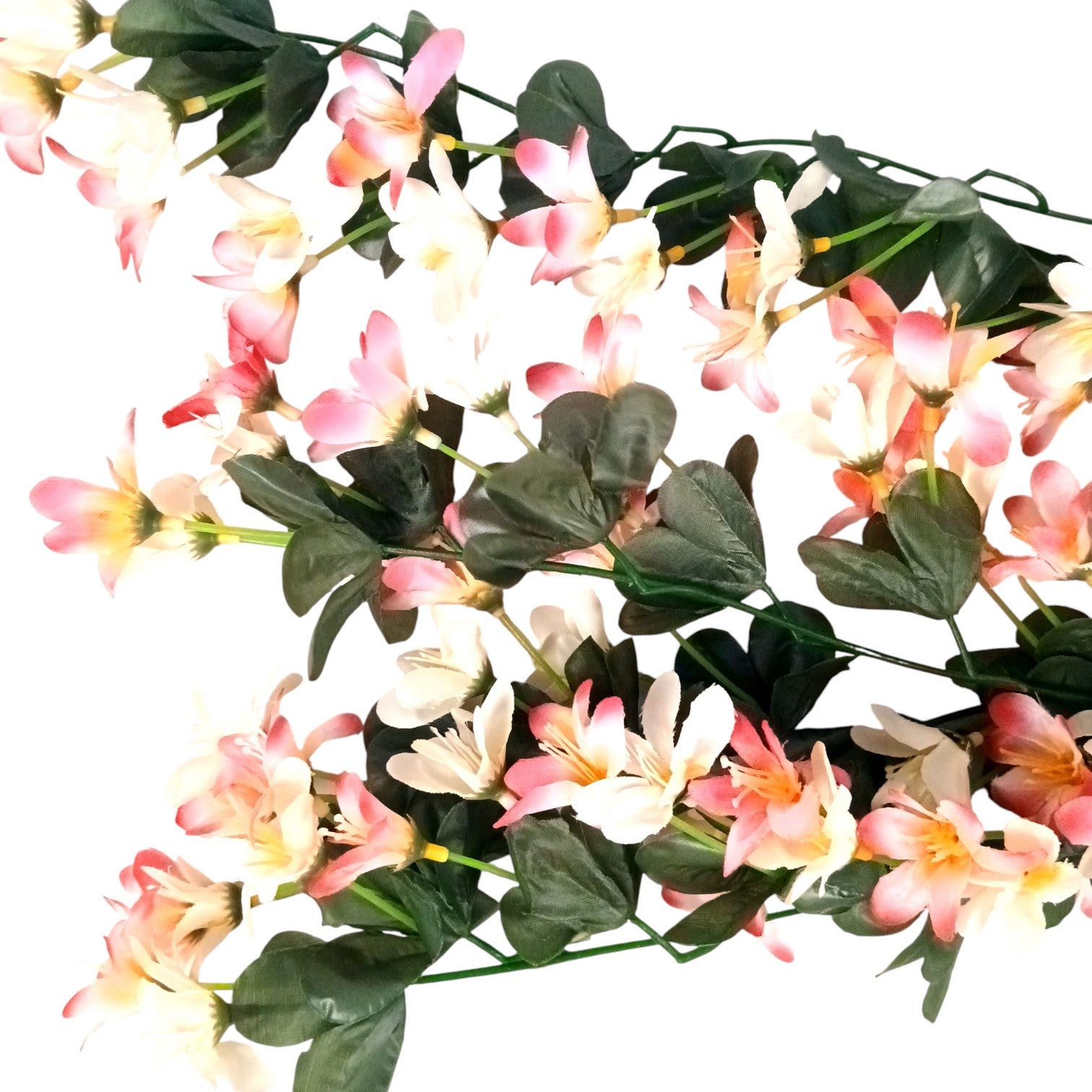 Artificial Hanging Flowers for Decoration | Flower Bunch for Wall, Door, Balcony | Decorative Hanging for Home Décor, Diwali Decoration & Gifting - 27 Inch - Apkamart #Color_Pink