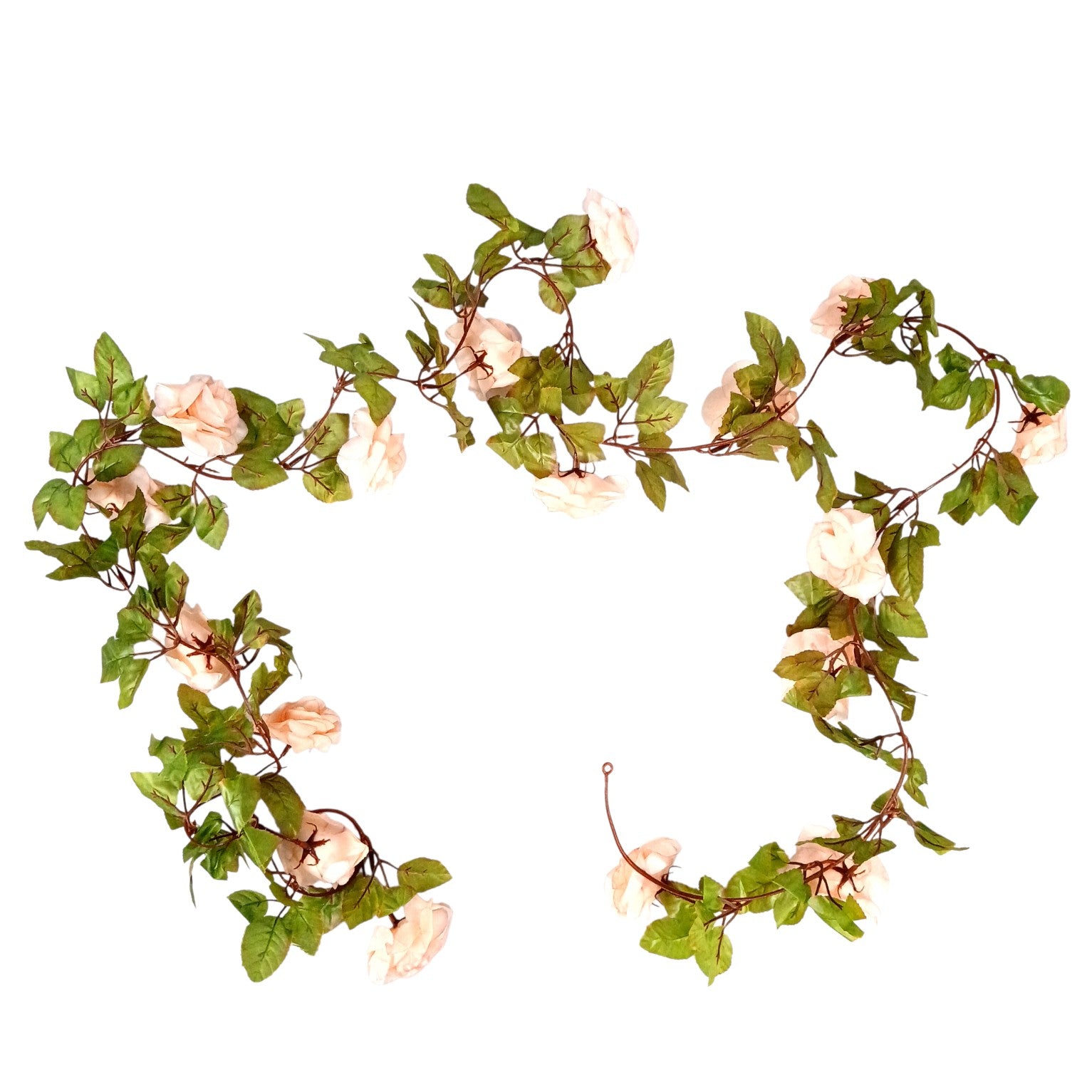 Artificial Hanging Flower Bunch | Faux Decorative Vine Flowers for Wall, Balcony & Pots | Perfect for Home, Office, Diwali Decoration & Housewarming Gifts - 83 Inch - Apkamart #Color_Pink