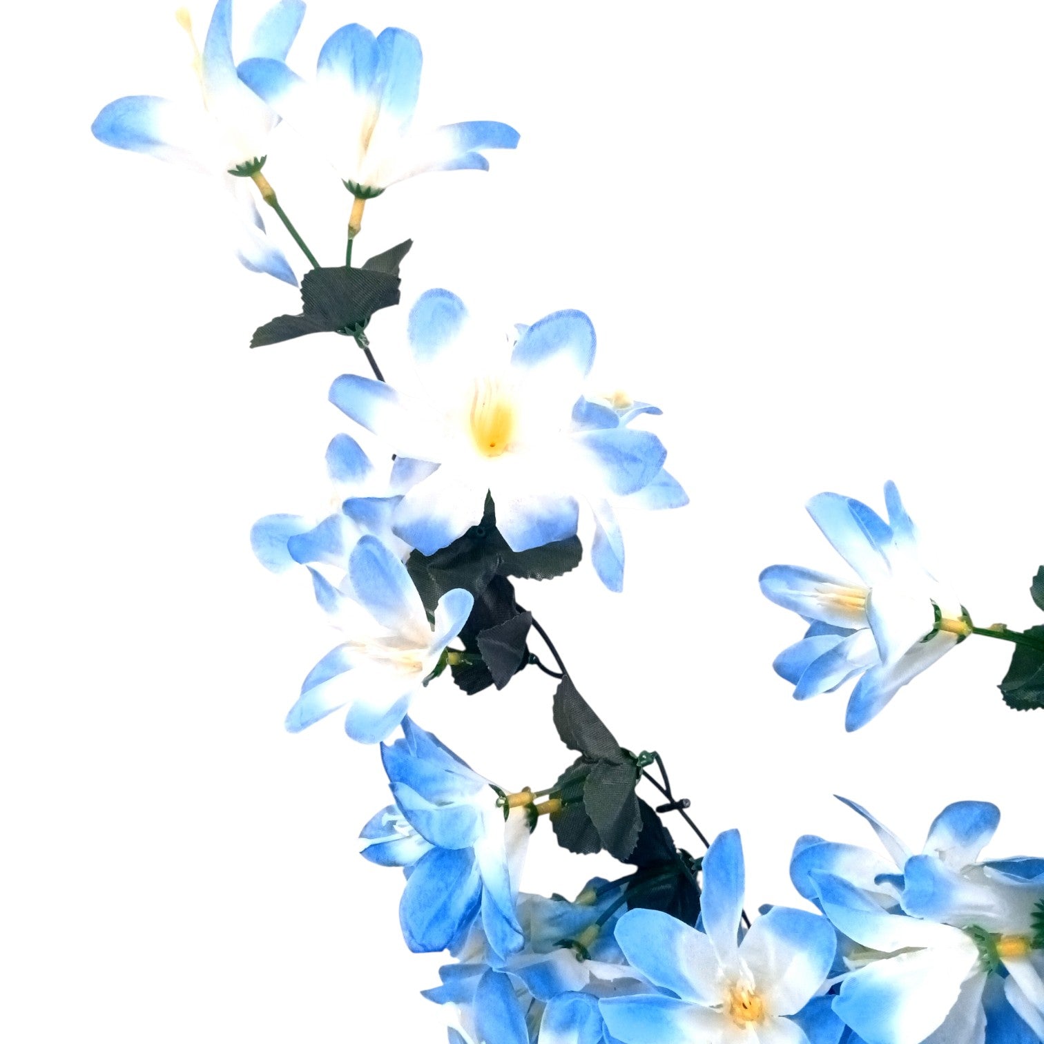 Artificial Hanging Flowers for Decoration | Flower Bunch for Wall, Door, Balcony | Decorative Hanging for Home Décor, Diwali Decoration & Gifting - 27 Inch - Apkamart #Color_Blue