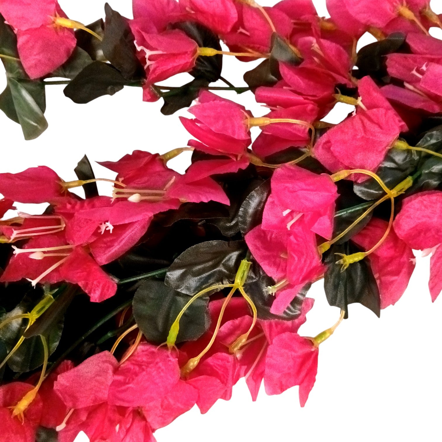 Artificial Hanging Flower for Home Decor | Hanging Flower | Decorative Wall Hanging Floral Bunch for Balcony, Garden & Living Room - 27 Inch - Apkamart #Color_Pink