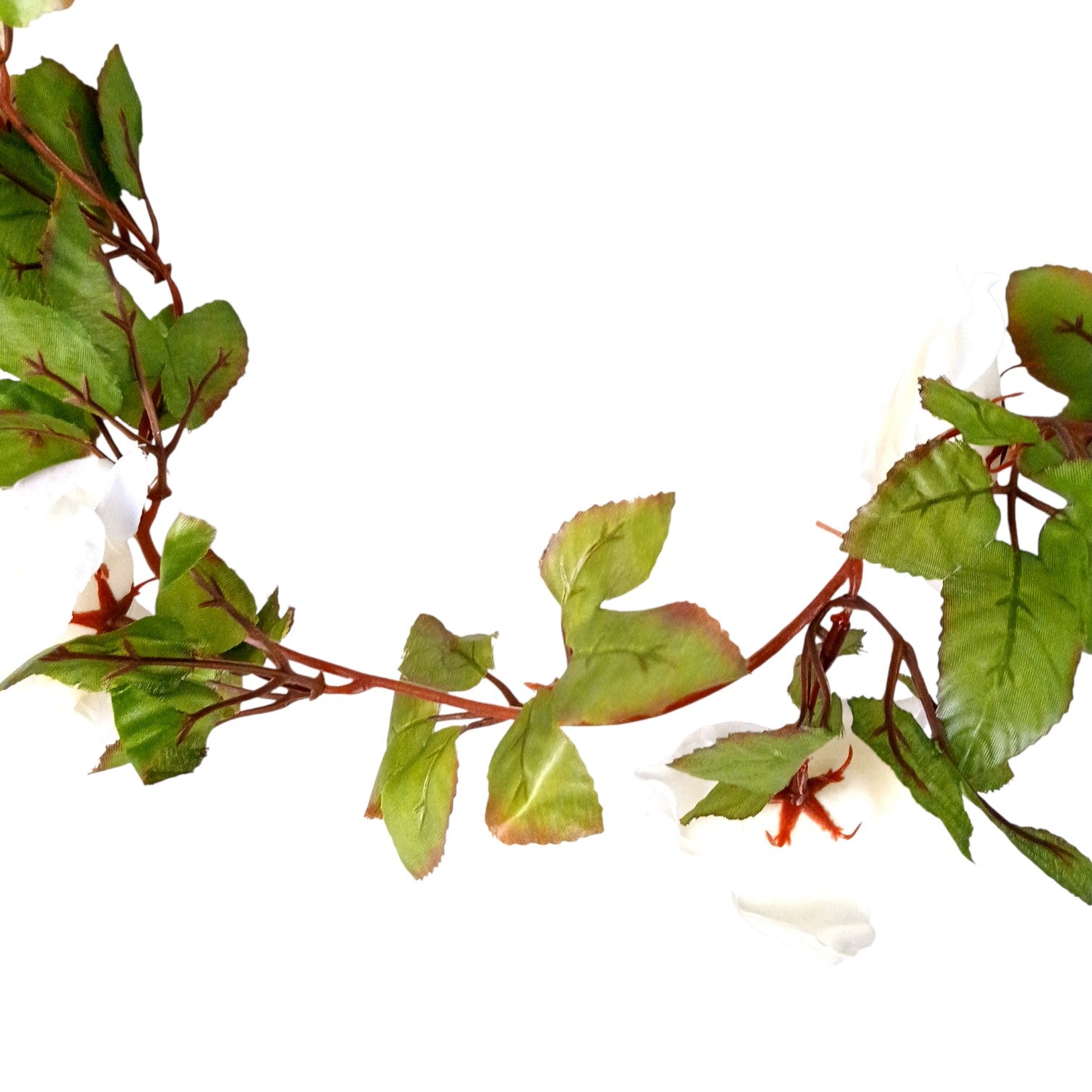 Artificial Hanging Flower Bunch | Faux Decorative Vine Flowers for Wall, Balcony & Pots | Perfect for Home, Office, Diwali Decoration & Housewarming Gifts - 83 Inch - Apkamart #Color_White