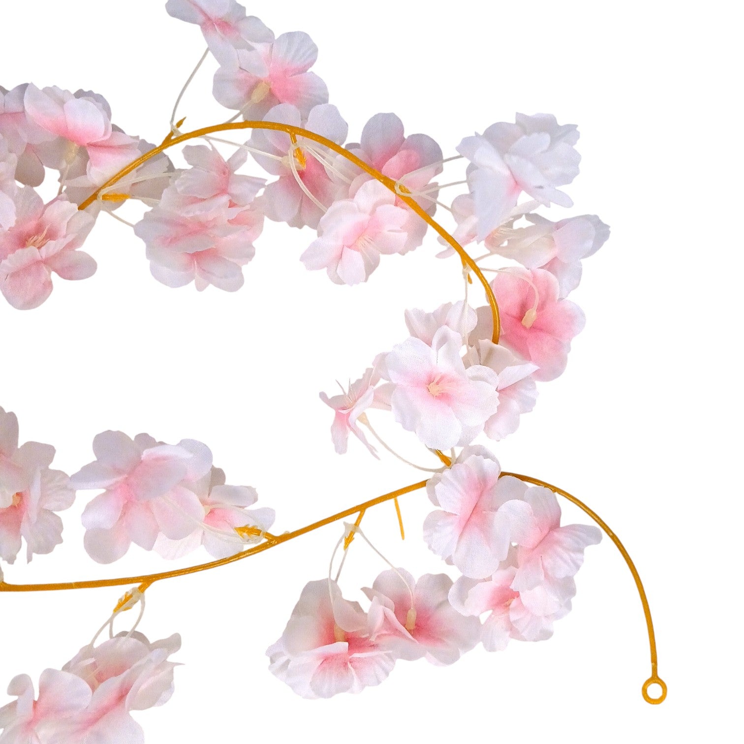 Artificial Hanging Flowers for Wall & Balcony | Faux Decorative Flower Bunch with Vine & Leaf | Perfect for Home Decor, Festive Styling & Housewarming Gifts - 68 Inch - Apkamart #Color_Pink