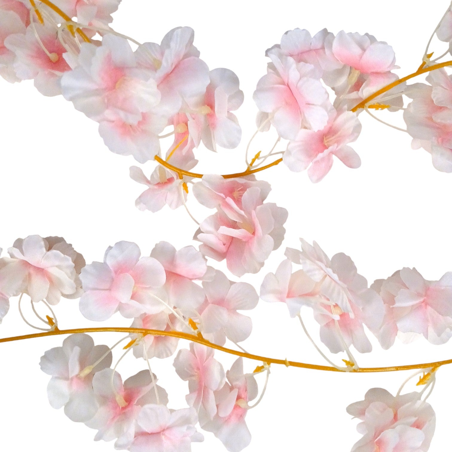 Artificial Hanging Flowers for Wall & Balcony | Faux Decorative Flower Bunch with Vine & Leaf | Perfect for Home Decor, Festive Styling & Housewarming Gifts - 68 Inch - Apkamart #Color_Pink