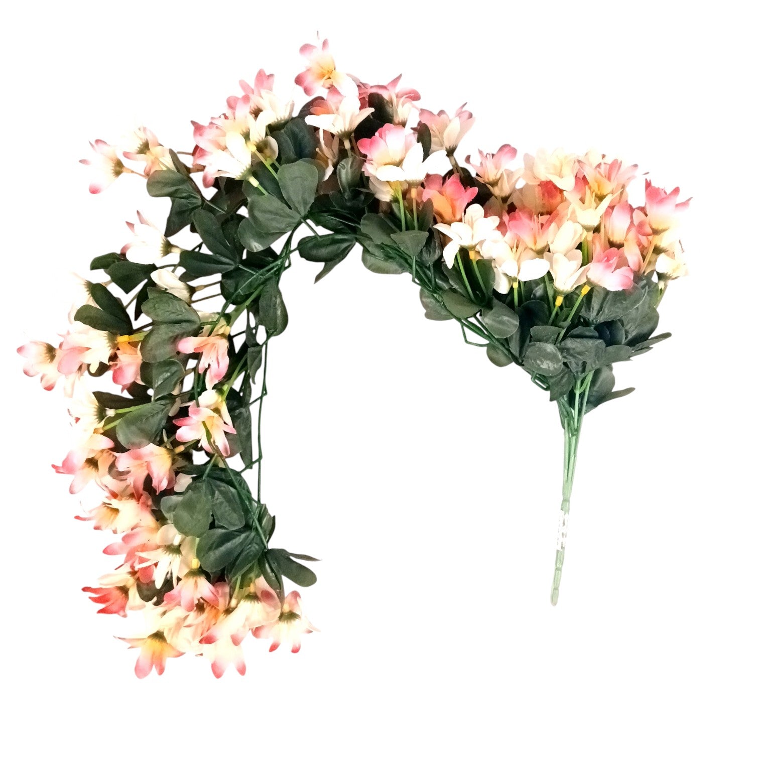 Artificial Hanging Flowers for Decoration | Flower Bunch for Wall, Door, Balcony | Decorative Hanging for Home Décor, Diwali Decoration & Gifting - 27 Inch - Apkamart #Color_Pink