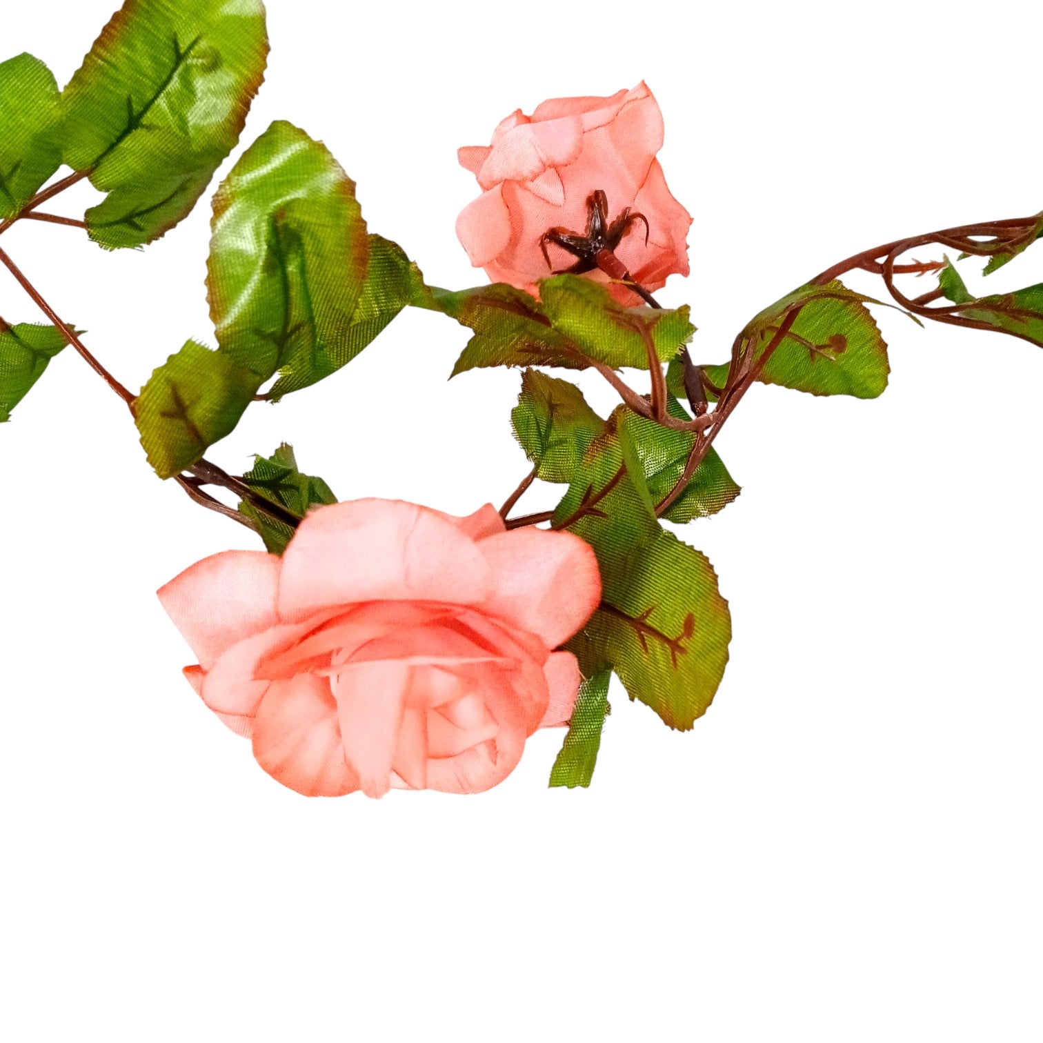 Hanging Artificial Flower Bunch for Home & Balcony | Faux Vine Flower for Wall, Pots & Stands | Decorative Artificial Flowers for Diwali, Festive Decor - 83 Inch - Apkamart #Color_Pink