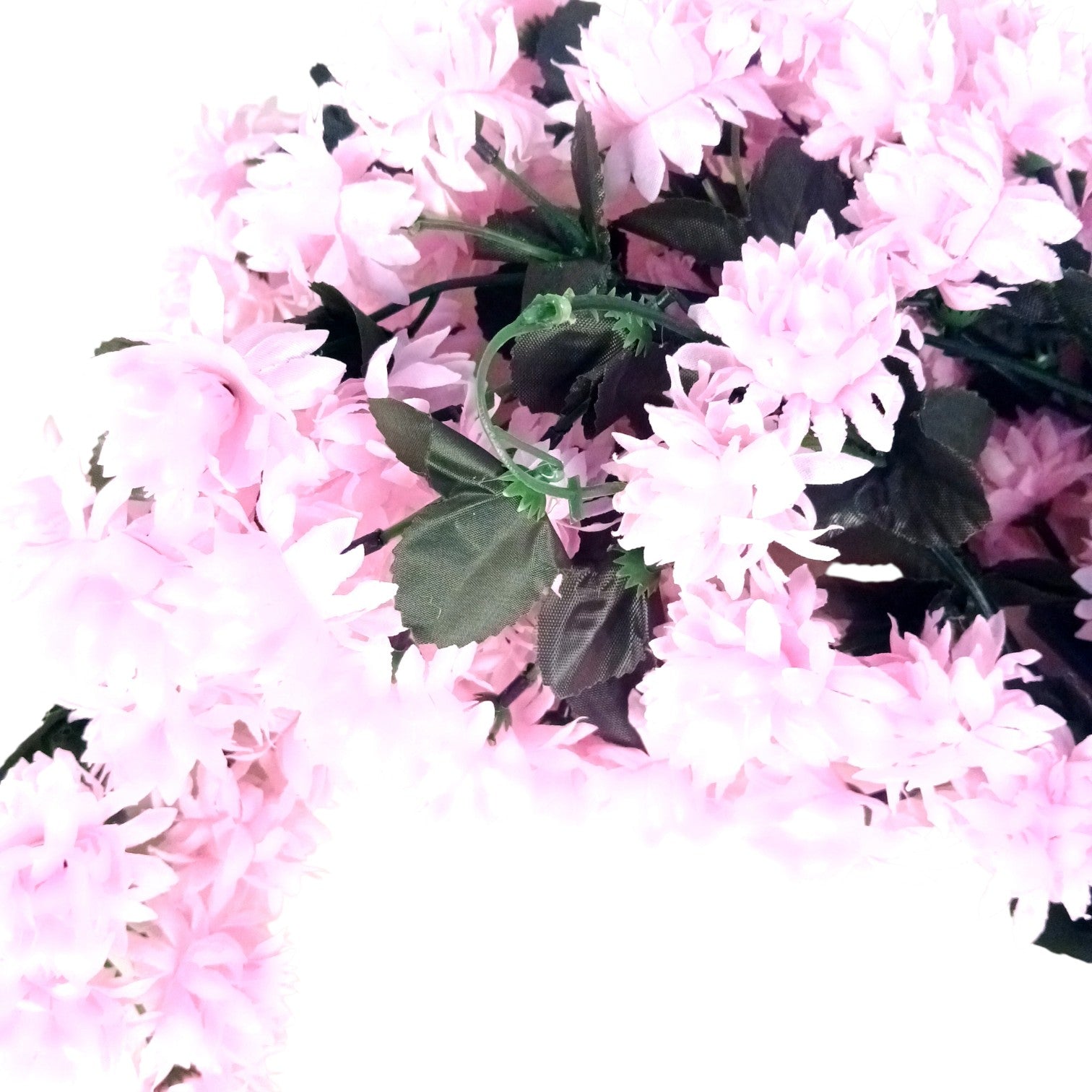 Artificial Hanging Flower for Home Decor | Decorative Wall Hanging | Balcony Garden Indoor Outdoor Decorative Hanging Plant for Living Room Bedroom Office - 37 Inch - Apkamart #Color_Pink