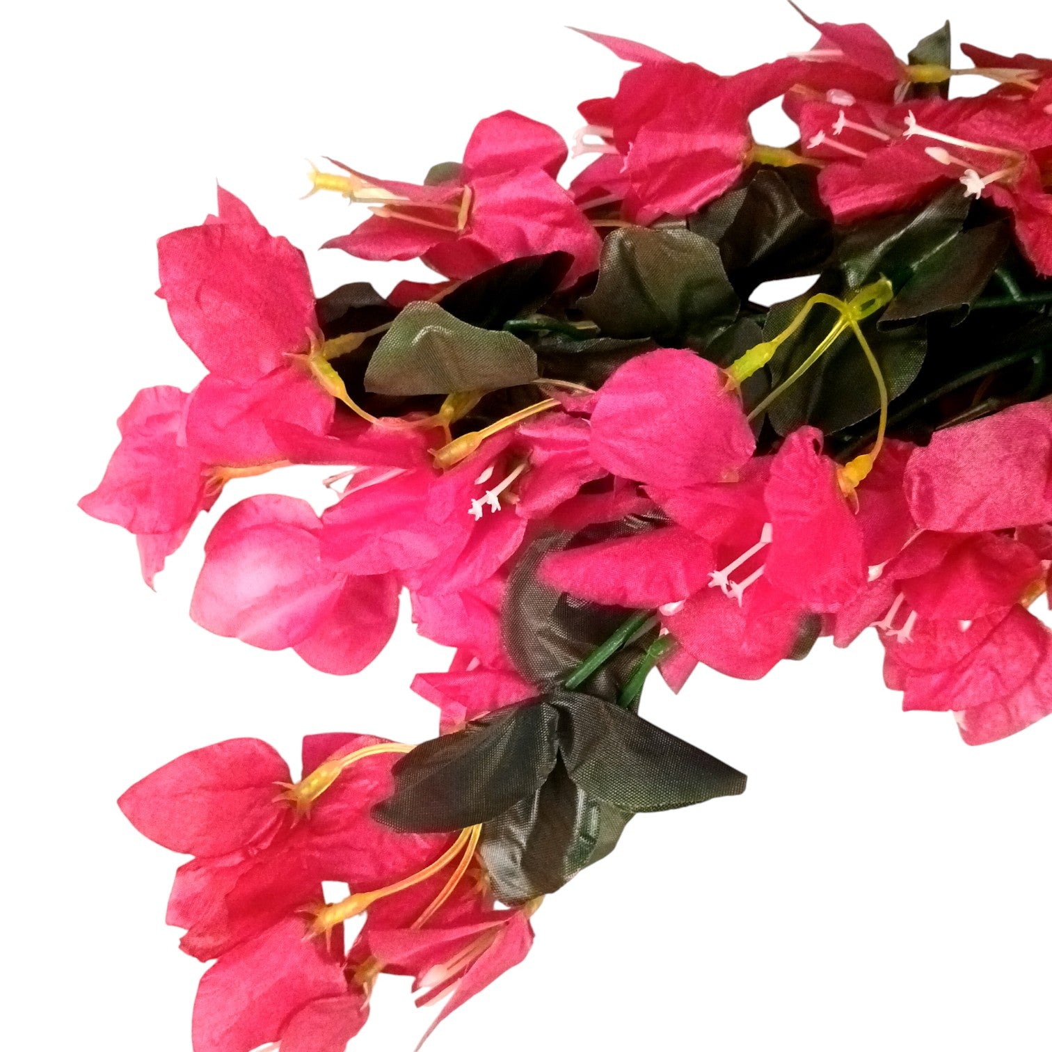 Artificial Hanging Flower for Home Decor | Hanging Flower | Decorative Wall Hanging Floral Bunch for Balcony, Garden & Living Room - 27 Inch - Apkamart #Color_Pink