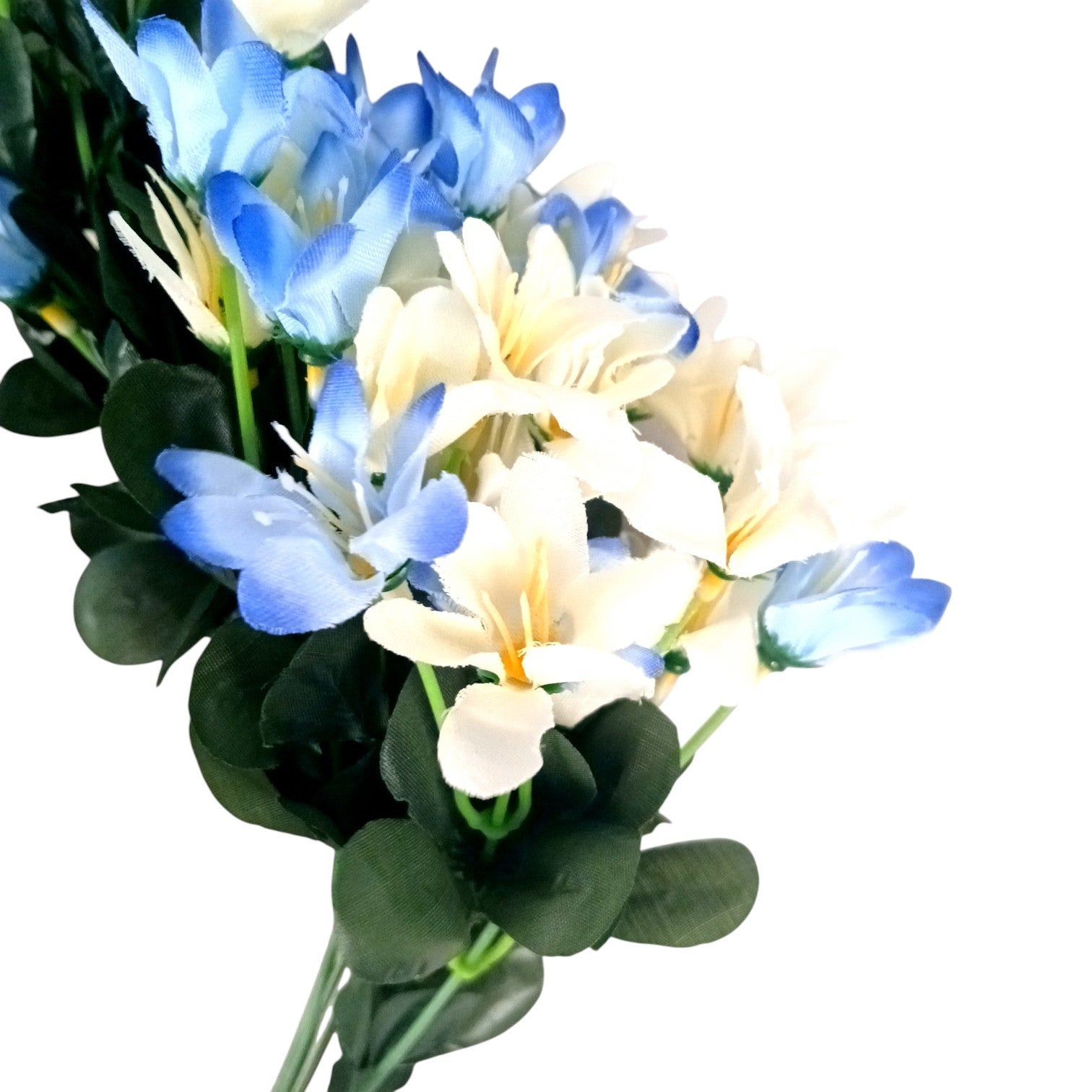 Artificial Hanging Flower for Home Decor | Realistic Hanging Flower | Decorative Wall Hanging Floral Bunch for Diwali Decor ,Balcony , Garden & Living Room Decor - 34 Inch - Apkamart #Color_Blue