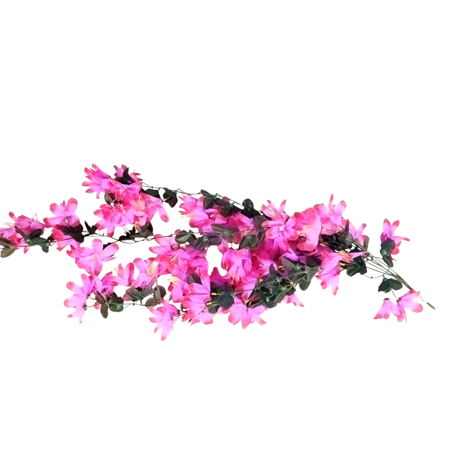 Artificial Hanging Flower for Home Decor | Realistic Hanging Flower | Decorative Wall Hanging Floral Bunch for Festive Decor, Home Decor, Balcony, Living Room - 34 Inch - Apkamart #Color_Pink