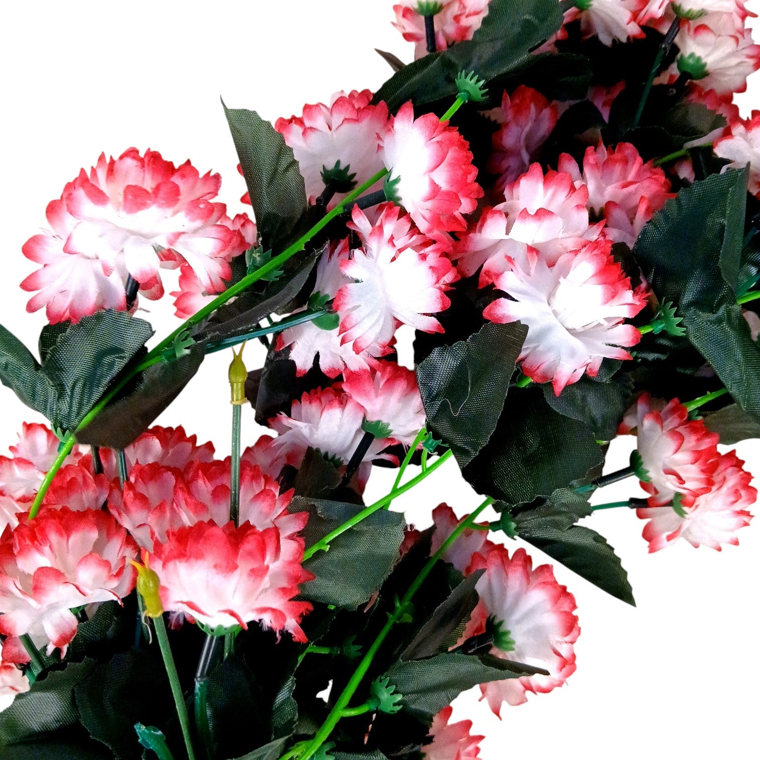 Artificial Hanging Flower Bunch | Faux Vine Flower Arrangement for Balcony, Living Room, Flower Pots & Stands | Artificial Leaf & Flower Bunch for Home Decor - 30 Inch - Apkamart #Color_Pink