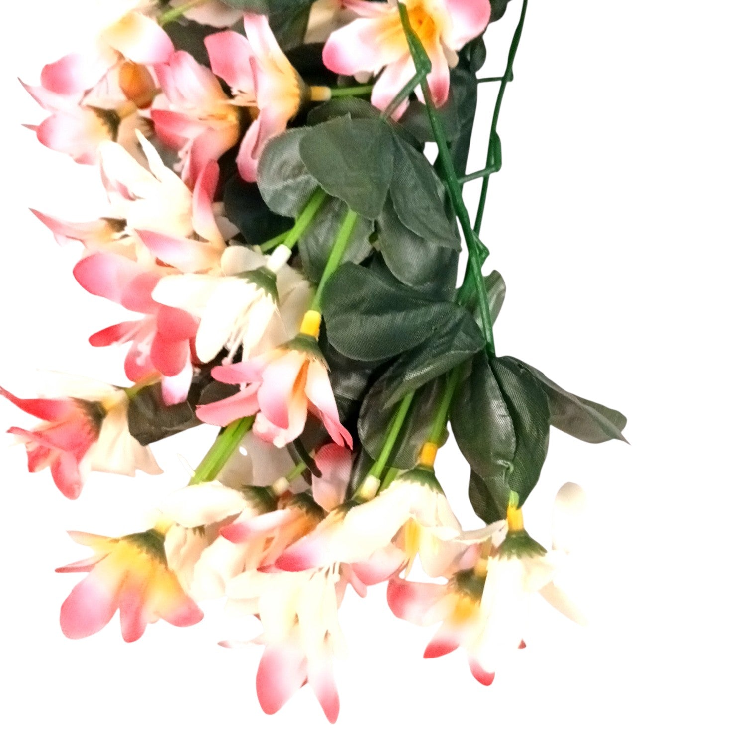 Artificial Hanging Flowers for Decoration | Flower Bunch for Wall, Door, Balcony | Decorative Hanging for Home Décor, Diwali Decoration & Gifting - 27 Inch - Apkamart #Color_Pink