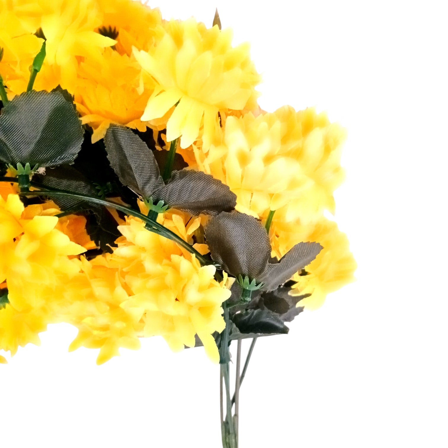 Artificial Hanging Flower for Home Decor | Decorative Wall Hanging | Balcony Garden Indoor Outdoor Decorative Hanging Plant for Living Room Bedroom Office - 37 Inch - Apkamart #Color_Yellow