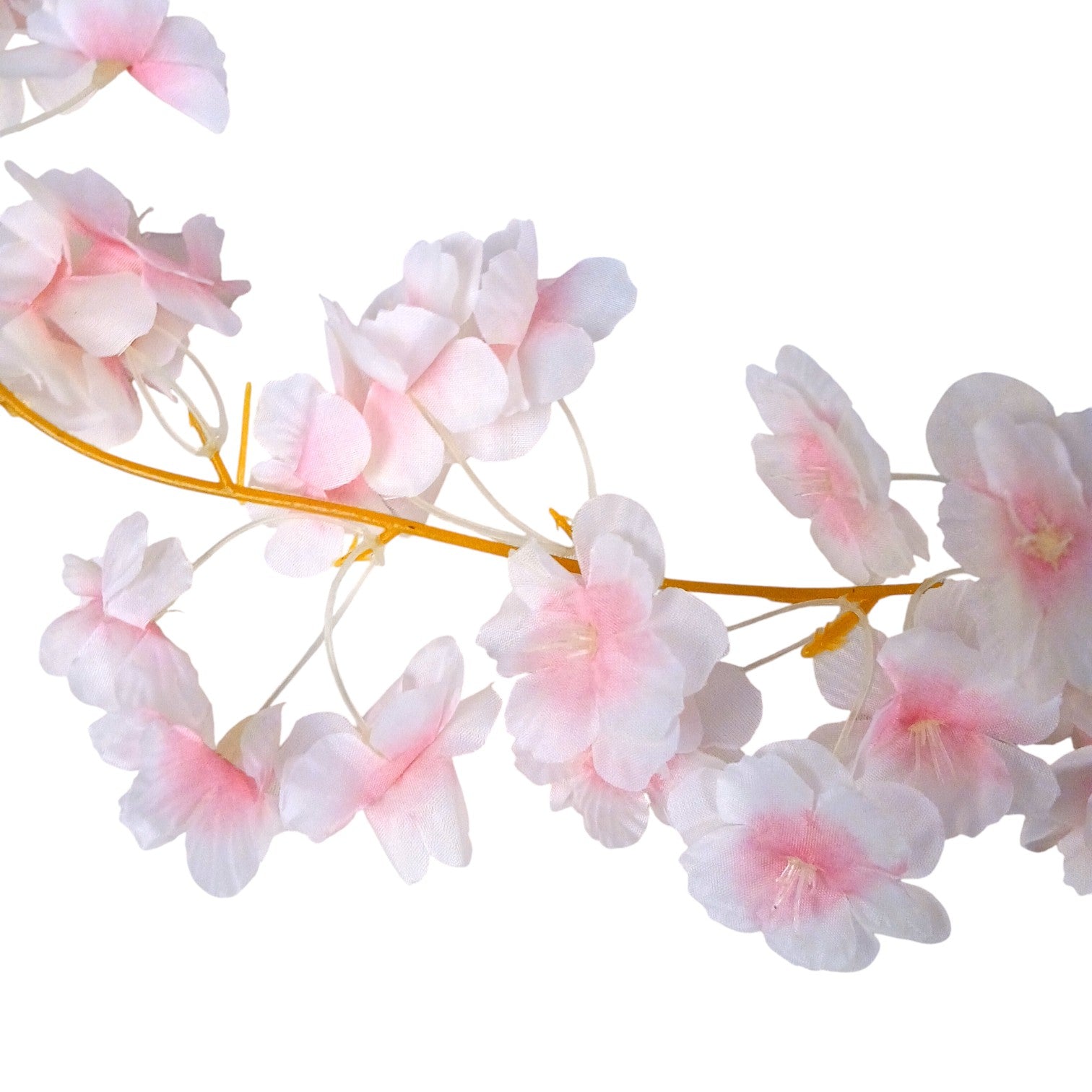 Artificial Hanging Flowers for Wall & Balcony | Faux Decorative Flower Bunch with Vine & Leaf | Perfect for Home Decor, Festive Styling & Housewarming Gifts - 68 Inch - Apkamart #Color_Pink