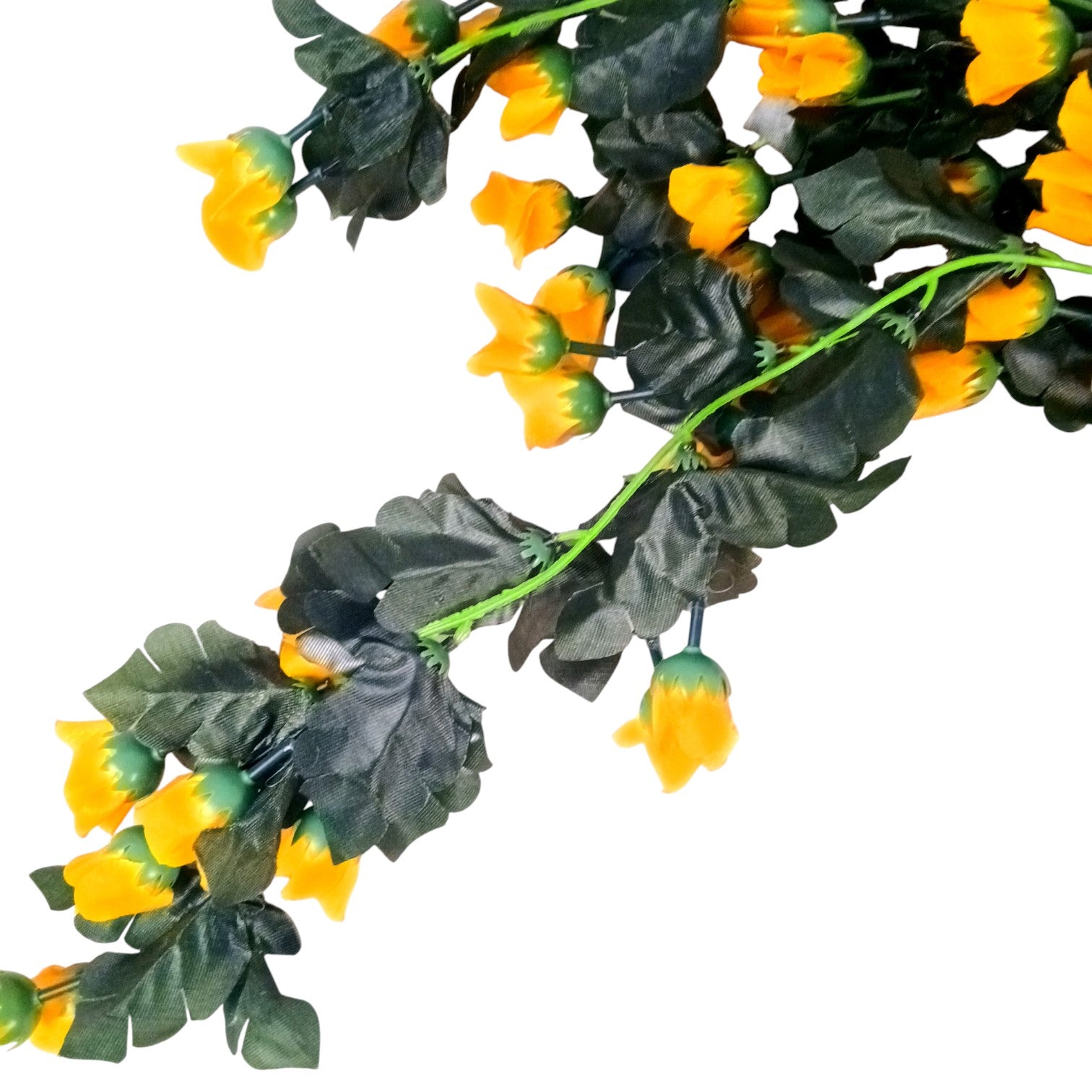 Artificial Hanging Flower for Home Decor | Realistic Hangings for Diwali Decor| Decorative Wall Hanging for Balcony, Garden, Living Room & Office - 31 Inch - Apkamart #Color_Yellow