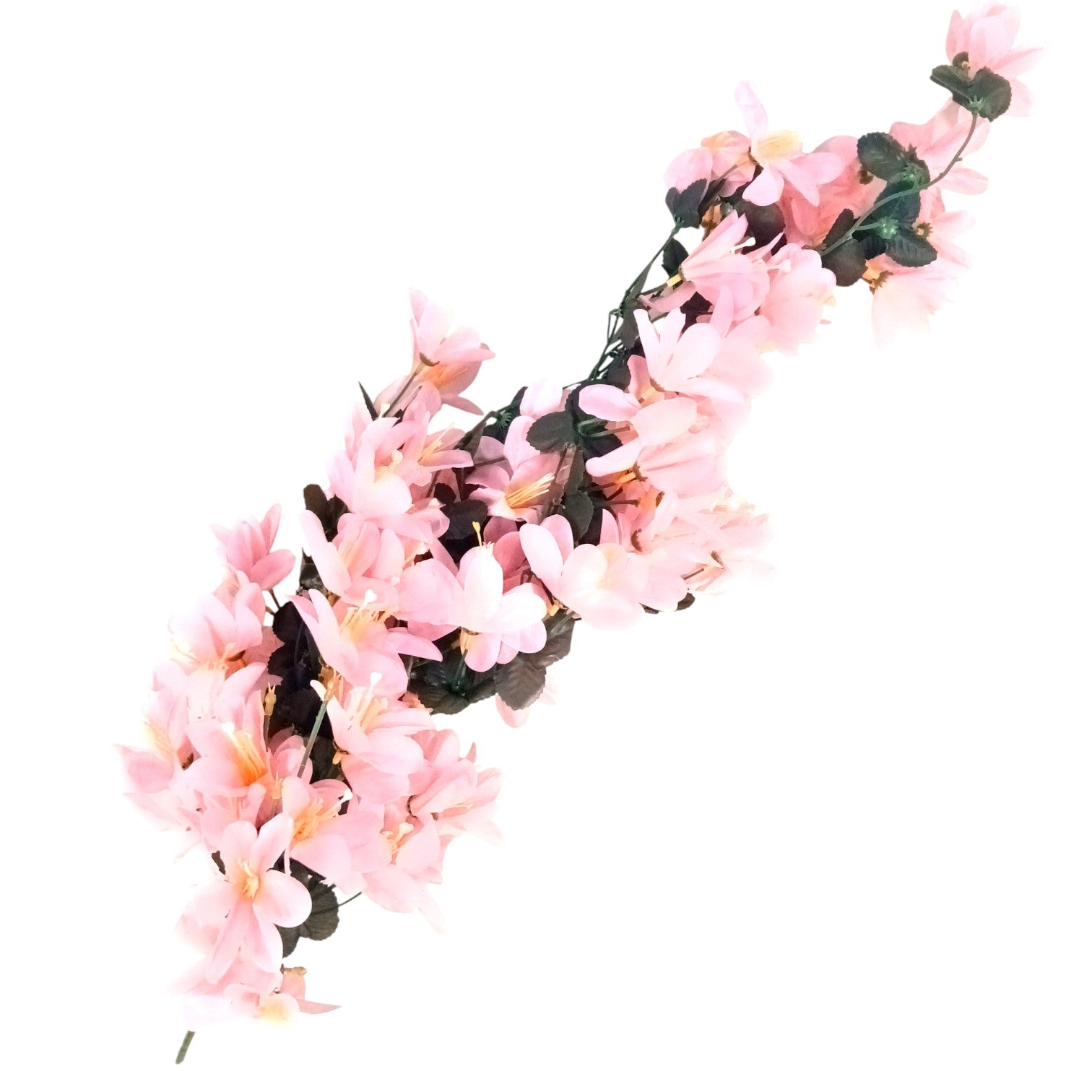 Artificial Hanging Flower for Home Decor | Realistic Hanging Flower | Decorative Wall Hanging Floral Bunch for Diwali Decor ,Balcony , Garden & Living Room Decor - 34 Inch - Apkamart #Color_Pink