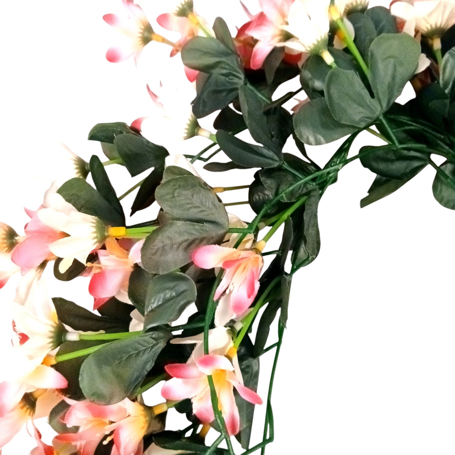 Artificial Hanging Flowers for Decoration | Flower Bunch for Wall, Door, Balcony | Decorative Hanging for Home Décor, Diwali Decoration & Gifting - 27 Inch - Apkamart #Color_Pink