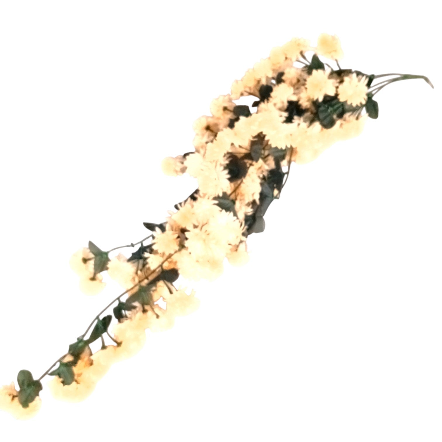 Artificial Hanging Flower for Home Decor | Decorative Wall Hanging | Balcony Garden Indoor Outdoor Decorative Hanging Plant for Living Room Bedroom Office - 37 Inch - Apkamart #Color_Orange