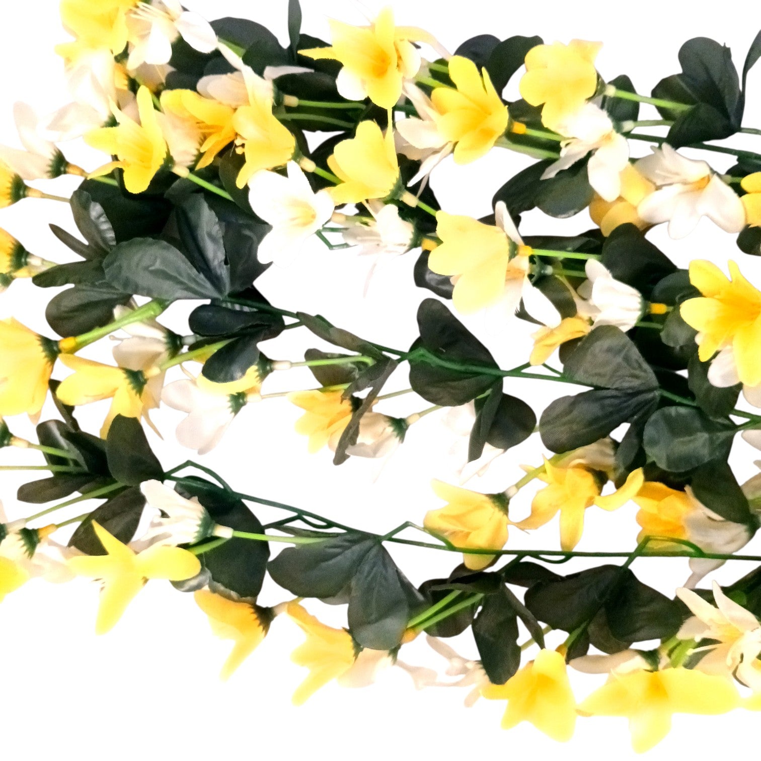 Artificial Hanging Flowers for Decoration | Flower Bunch for Wall, Door, Balcony | Decorative Hanging for Home Décor, Diwali Decoration & Gifting - 27 Inch - Apkamart #Color_Yellow