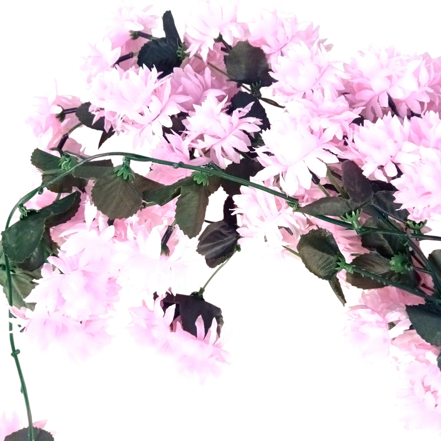 Artificial Hanging Flower for Home Decor | Decorative Wall Hanging | Balcony Garden Indoor Outdoor Decorative Hanging Plant for Living Room Bedroom Office - 37 Inch - Apkamart #Color_Pink