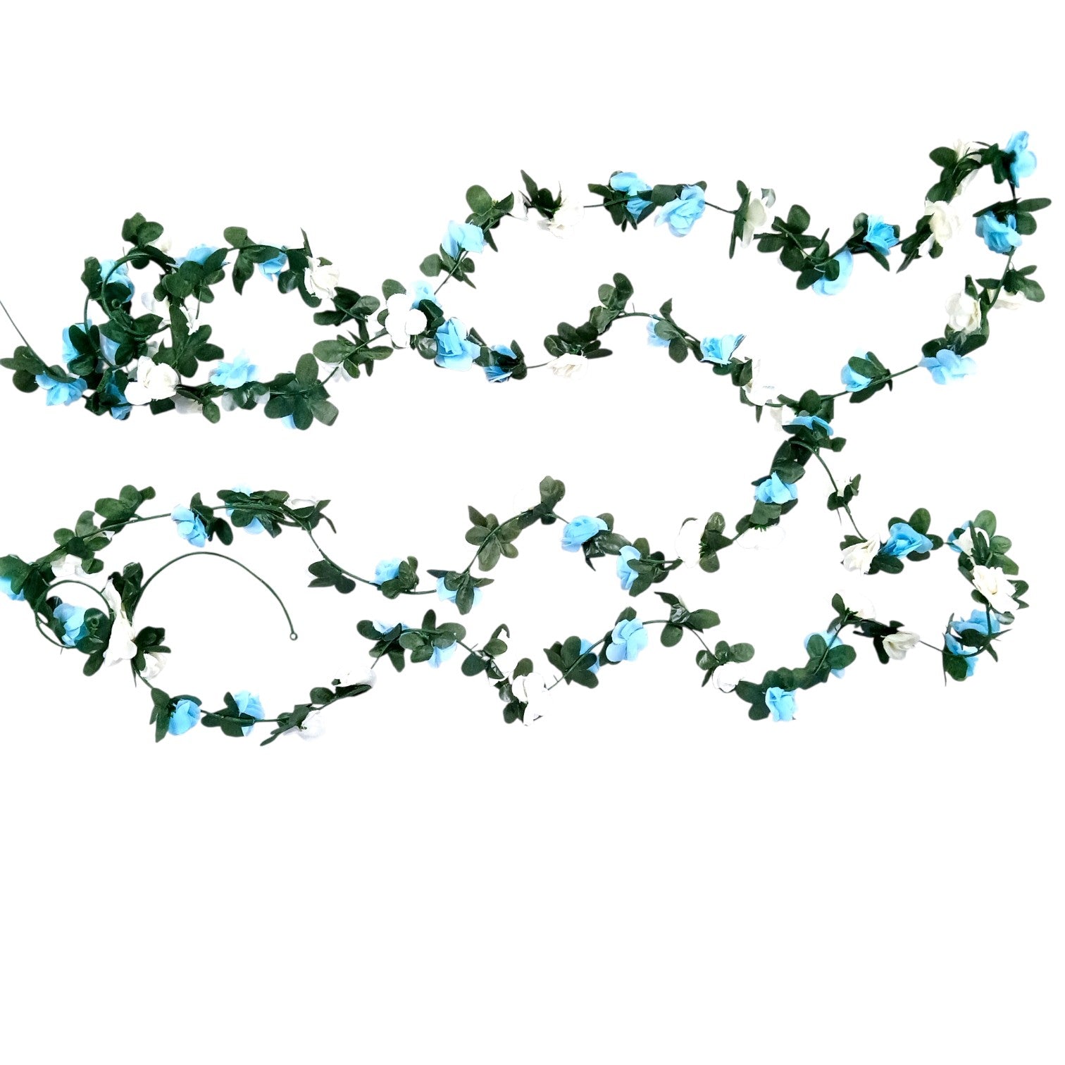 Artificial Flower Bunch for Home & Balcony Décor | Faux Decorative Flowers for Wall, Pot & Stands | Revolving Vine Bunch for Living Room - 90 Inch - Apkamart #Style_Pack Of 4