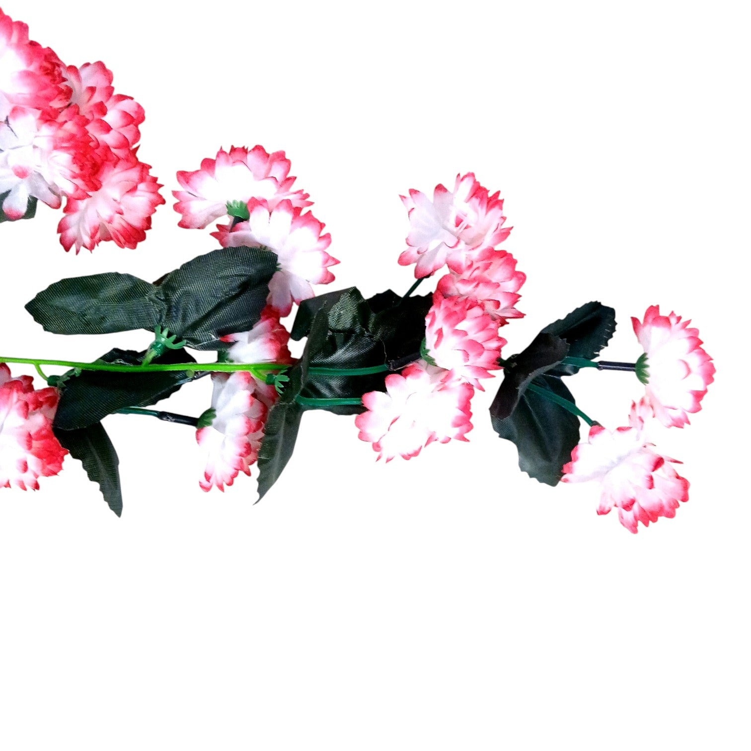 Artificial Hanging Flower Bunch | Faux Vine Flower Arrangement for Balcony, Living Room, Flower Pots & Stands | Artificial Leaf & Flower Bunch for Home Decor - 30 Inch - Apkamart #Color_Pink