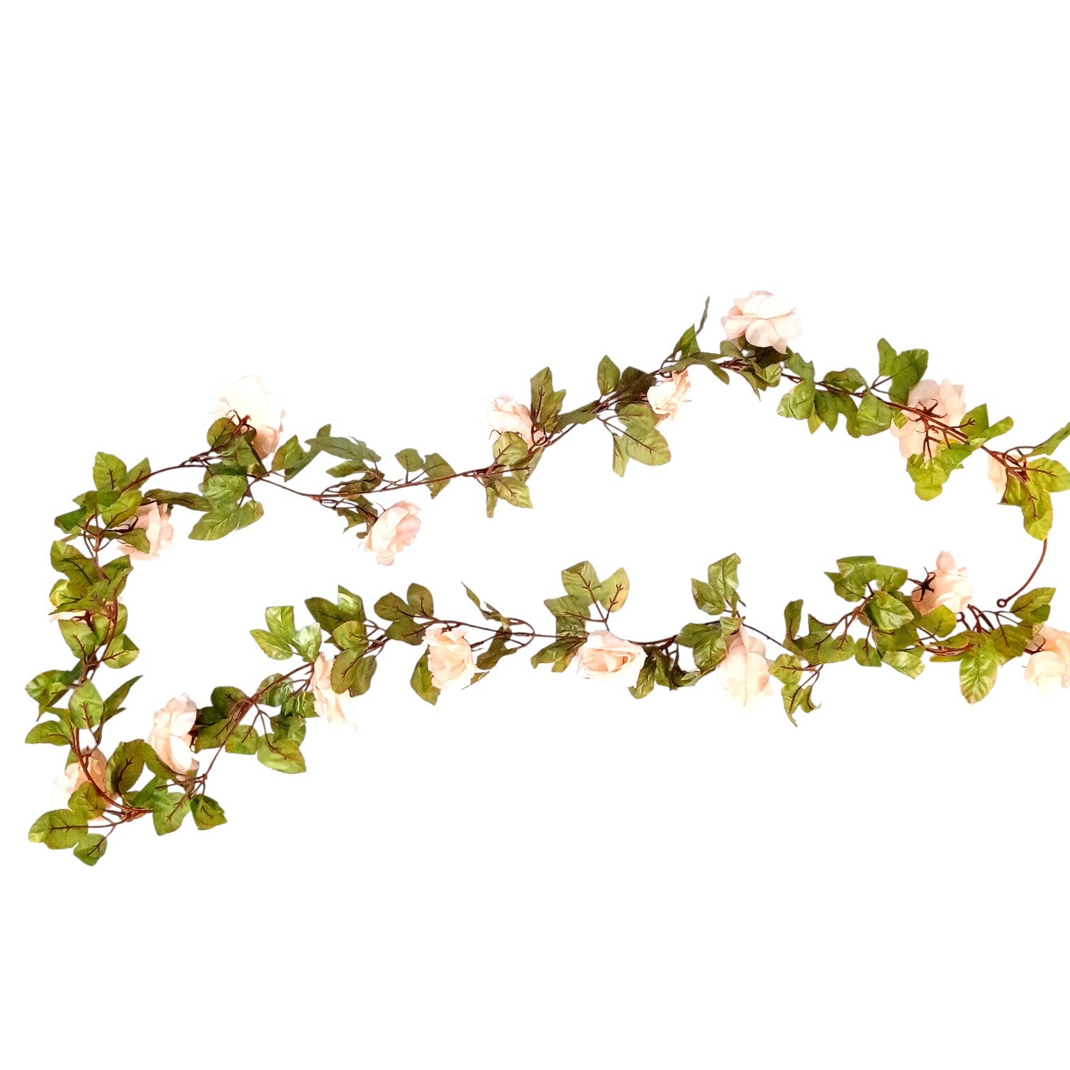 Artificial Hanging Flower Bunch | Faux Decorative Vine Flowers for Wall, Balcony & Pots | Perfect for Home, Office, Diwali Decoration & Housewarming Gifts - 83 Inch - Apkamart #Color_Pink