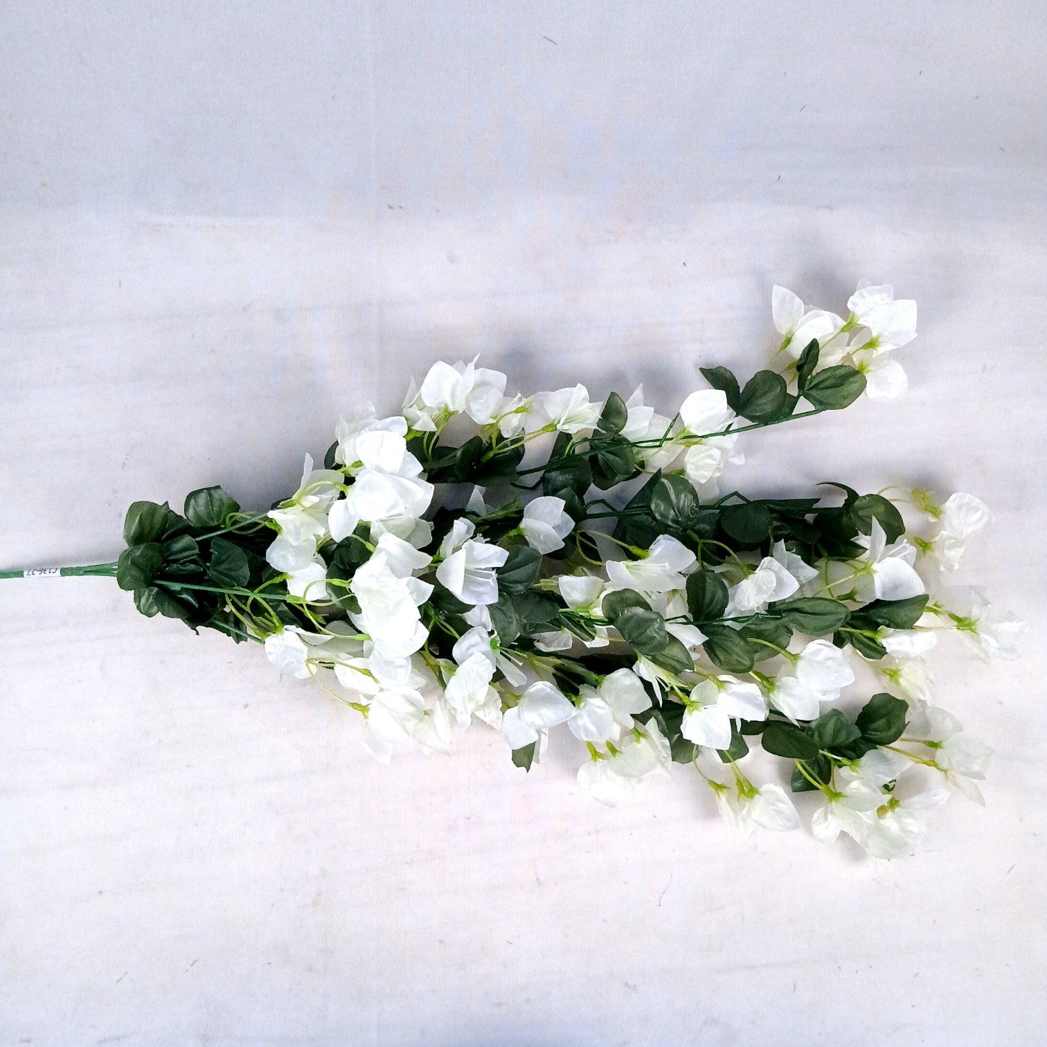 Artificial Hanging Flower for Home Decor | Hanging Flower | Decorative Wall Hanging Floral Bunch for Balcony, Garden & Living Room - 27 Inch - Apkamart #Color_White