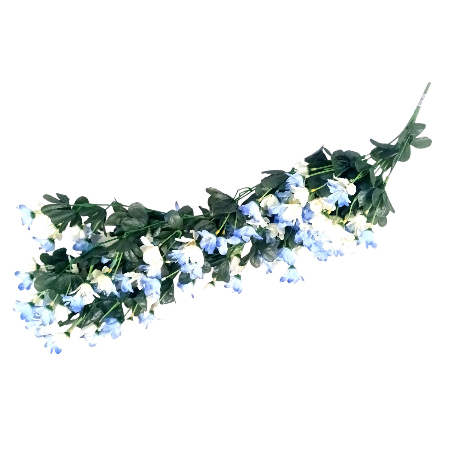 Artificial Hanging Flower for Home Decor | Realistic Hanging Flower | Decorative Wall Hanging Floral Bunch for Diwali Decor ,Balcony , Garden & Living Room Decor - 34 Inch - Apkamart #Color_Blue