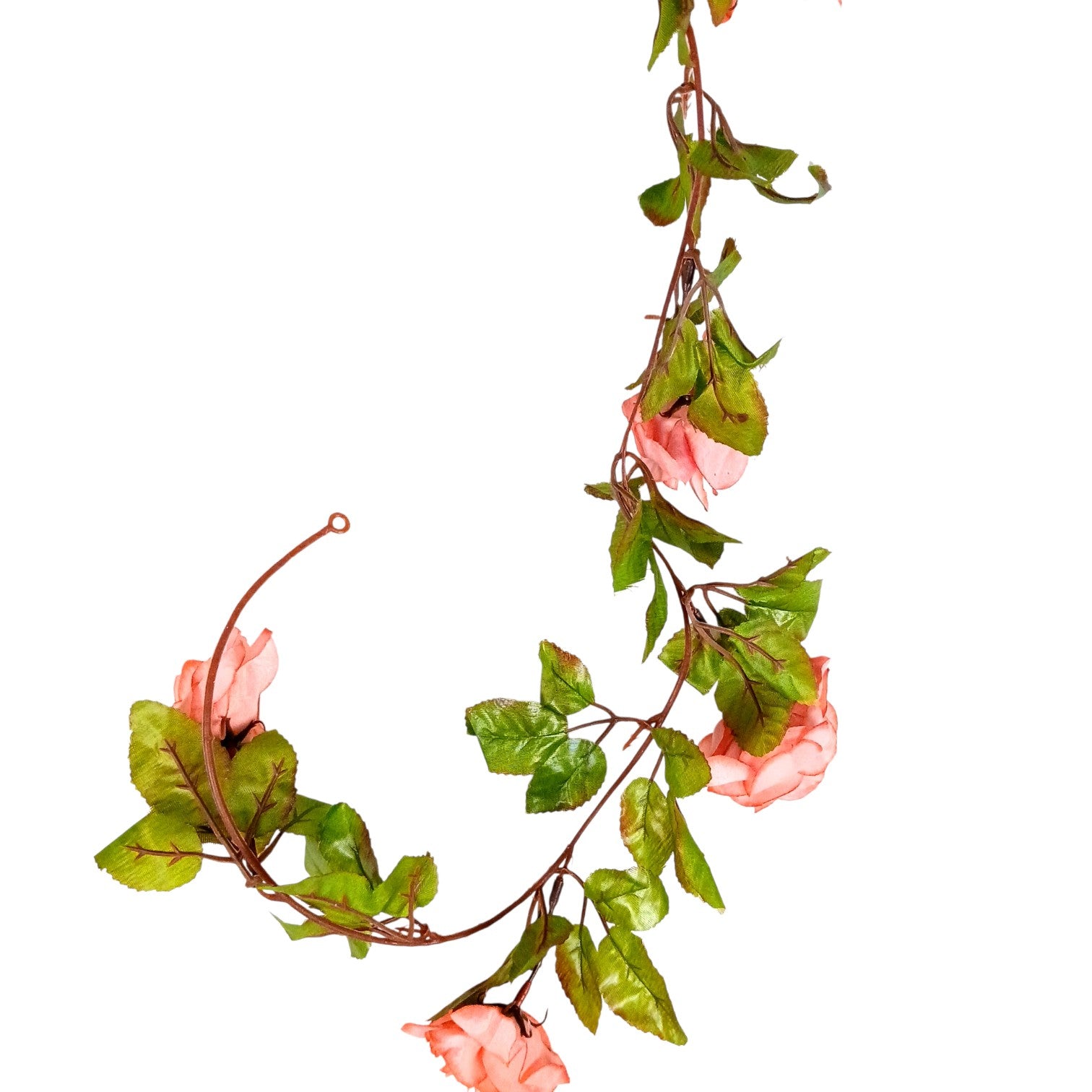 Hanging Artificial Flower Bunch for Home & Balcony | Faux Vine Flower for Wall, Pots & Stands | Decorative Artificial Flowers for Diwali, Festive Decor - 83 Inch - Apkamart #Color_Pink