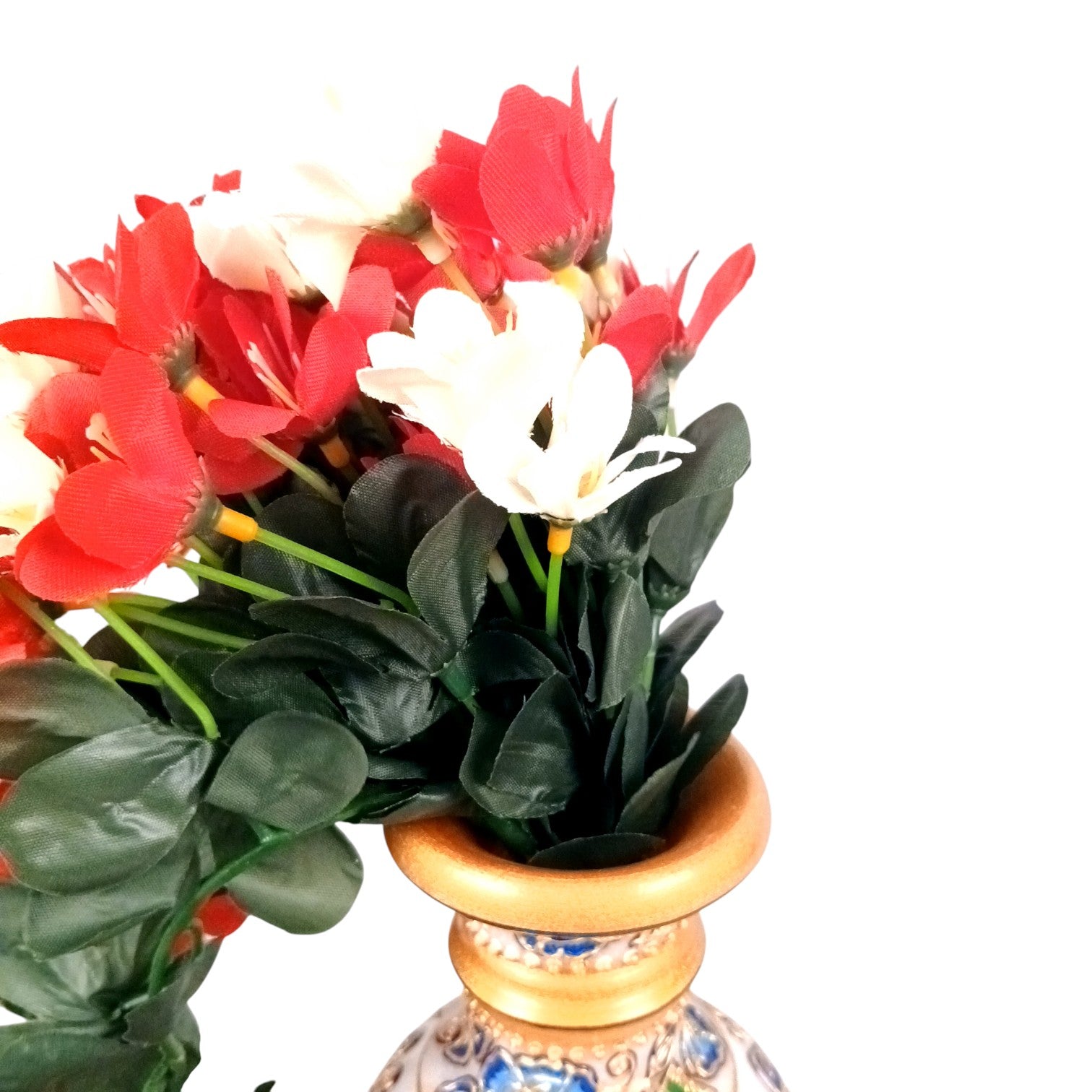 Artificial Hanging Flowers for Decoration | Flower Bunch for Wall, Door, Balcony | Decorative Hanging for Home Décor, Diwali Decoration & Gifting - 27 Inch - Apkamart #Color_Red