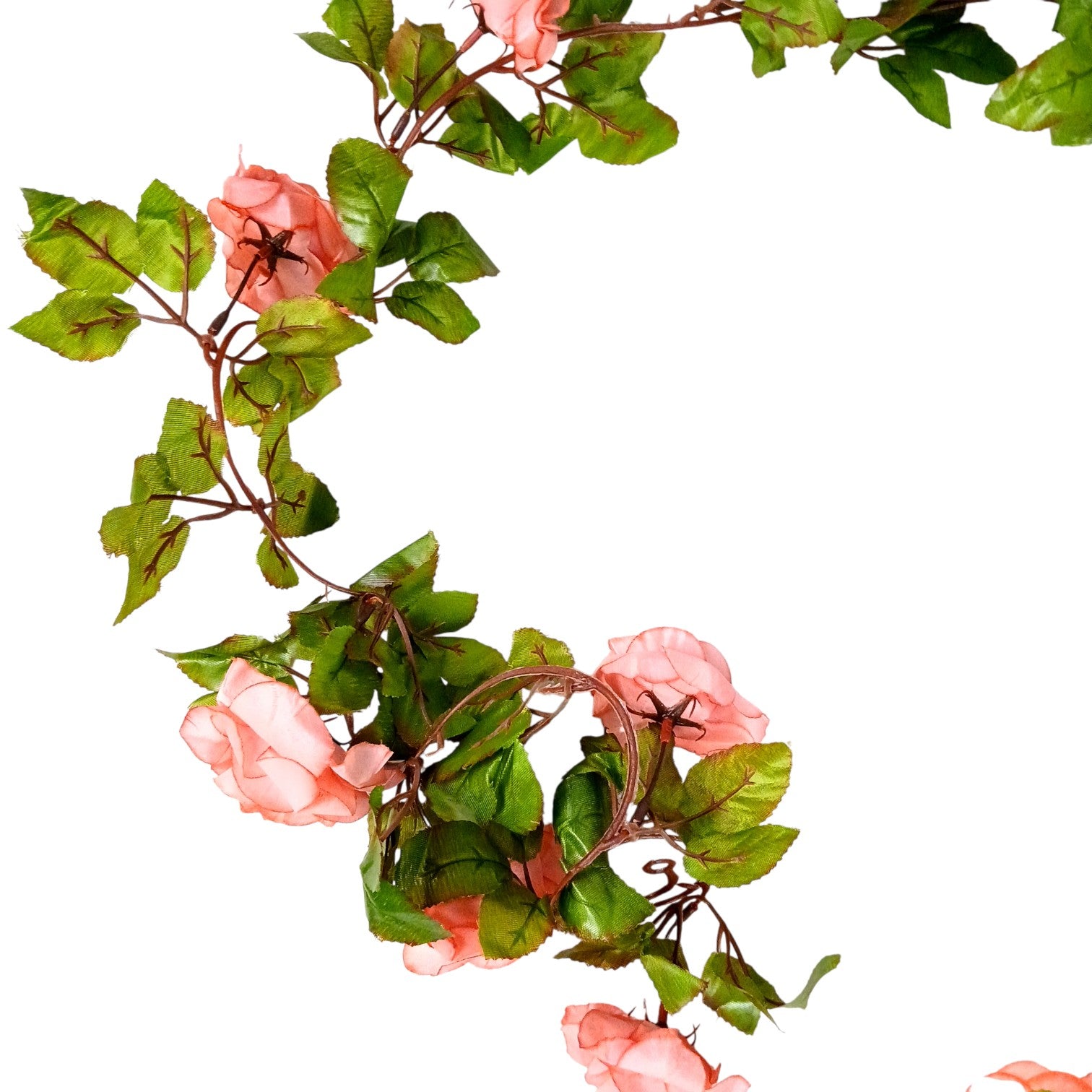 Hanging Artificial Flower Bunch for Home & Balcony | Faux Vine Flower for Wall, Pots & Stands | Decorative Artificial Flowers for Diwali, Festive Decor - 83 Inch - Apkamart #Color_Pink