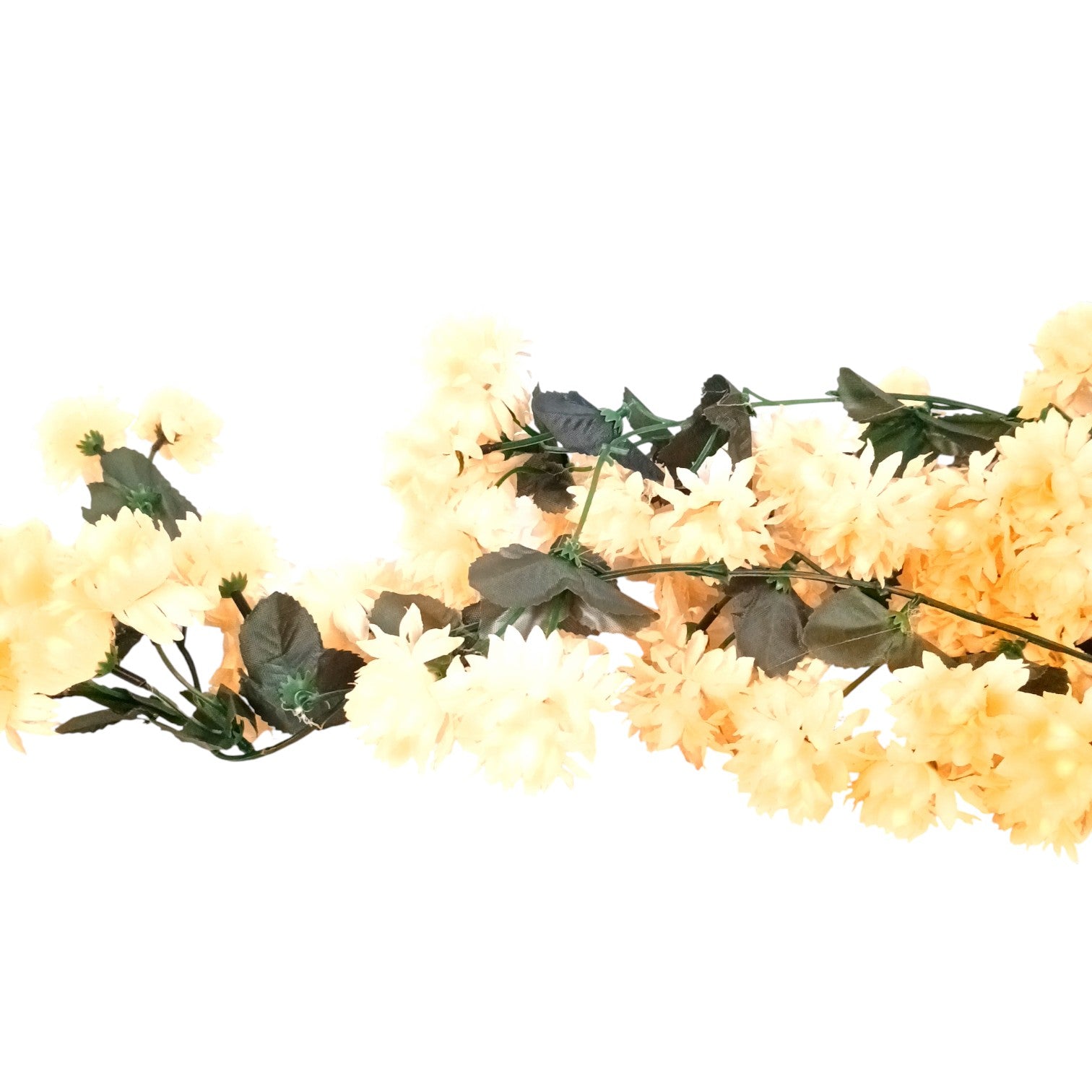 Artificial Hanging Flower for Home Decor | Decorative Wall Hanging | Balcony Garden Indoor Outdoor Decorative Hanging Plant for Living Room Bedroom Office - 37 Inch - Apkamart #Color_Orange