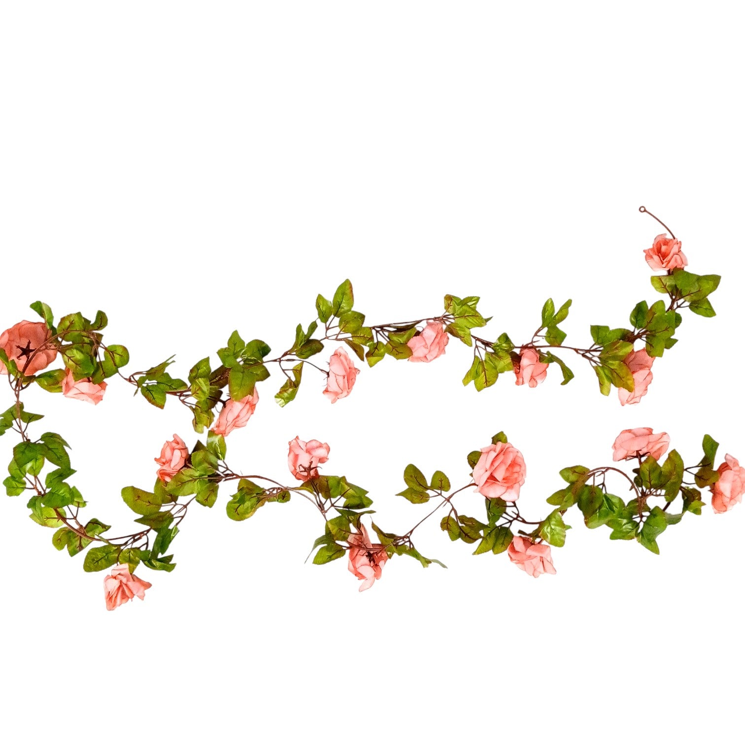 Hanging Artificial Flower Bunch for Home & Balcony | Faux Vine Flower for Wall, Pots & Stands | Decorative Artificial Flowers for Diwali, Festive Decor - 83 Inch - Apkamart #Color_Pink