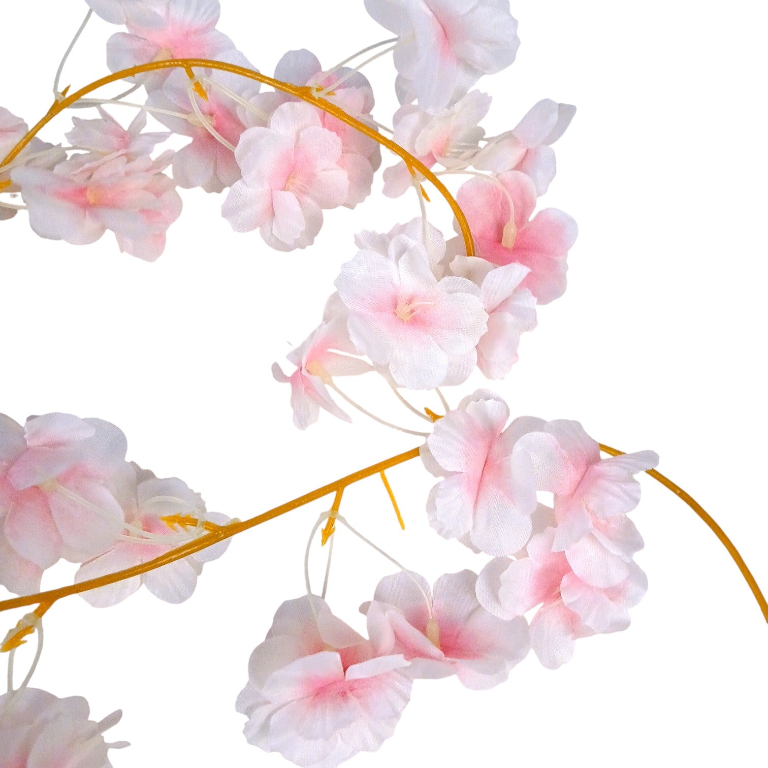 Artificial Hanging Flowers for Wall & Balcony | Faux Decorative Flower Bunch with Vine & Leaf | Perfect for Home Decor, Festive Styling & Housewarming Gifts - 68 Inch - Apkamart #Color_Pink