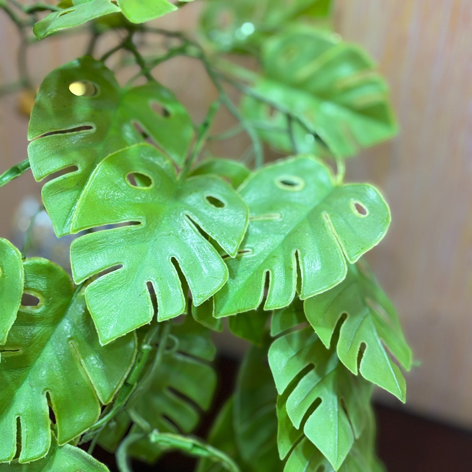 Artificial Hanging Leaf Bunch | Faux Leaf Garland Plant Bush for Creeper Decoration | Decorative Hanging Vine for Door, Balcony, Temple & Diwali Decor - 35 Inch - Apkamart #Style_Design 3