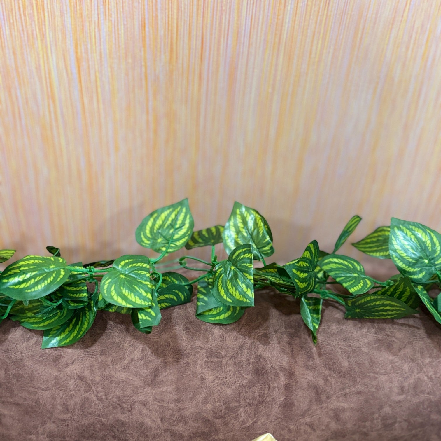 Artificial Leaf Hanging Vine | Faux Leaf Garland & Creeper Decoration for Door Bandhanwar, Balcony, Temple & Party | Green Plant Bush Vine for Indoor Outdoor Home Garden Diwali Decor - 87 Inch - Apkamart #Style_Design 2