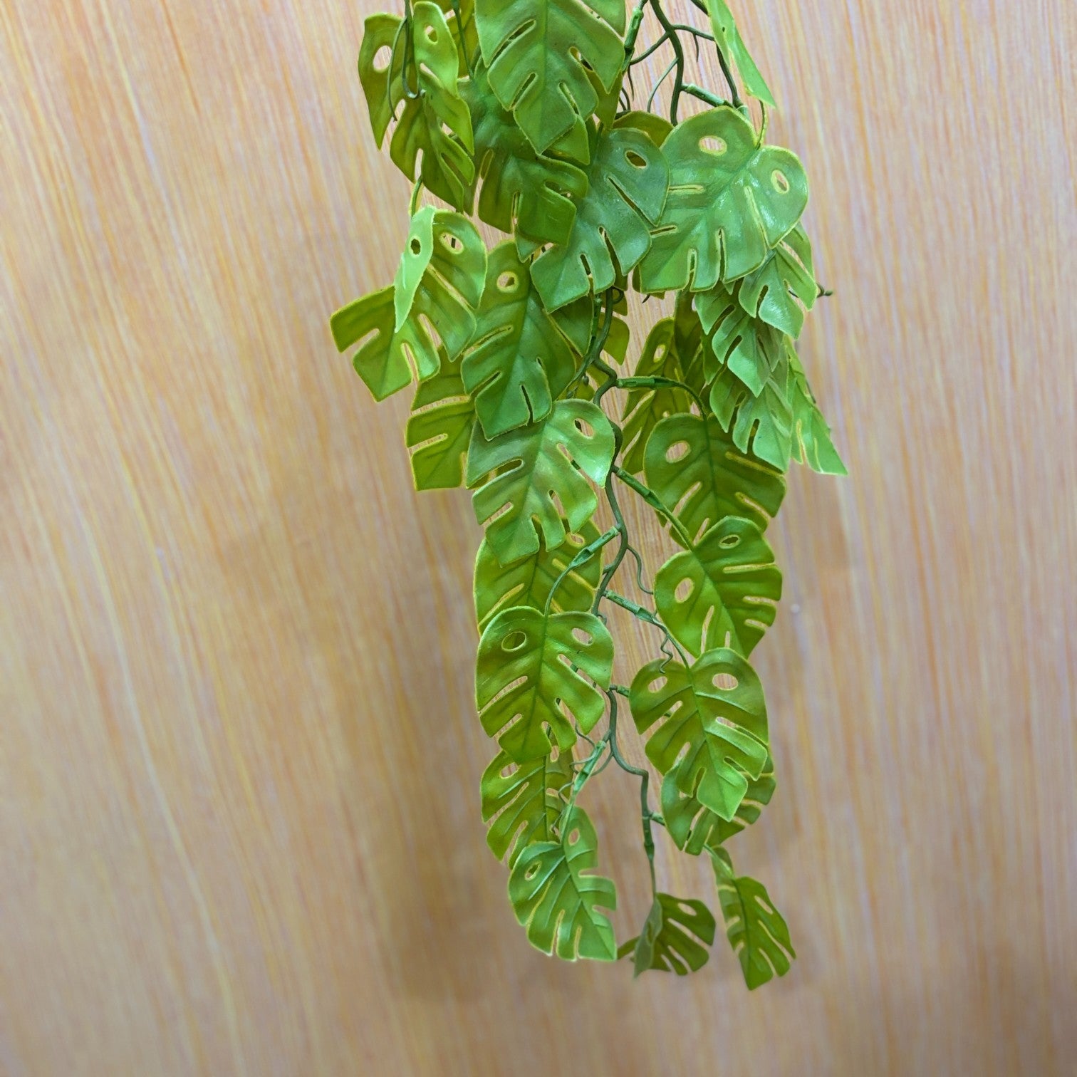 Artificial Hanging Leaf Bunch | Faux Leaf Garland Plant Bush for Creeper Decoration | Decorative Hanging Vine for Door, Balcony, Temple & Diwali Decor - 35 Inch - Apkamart #Style_Design 3