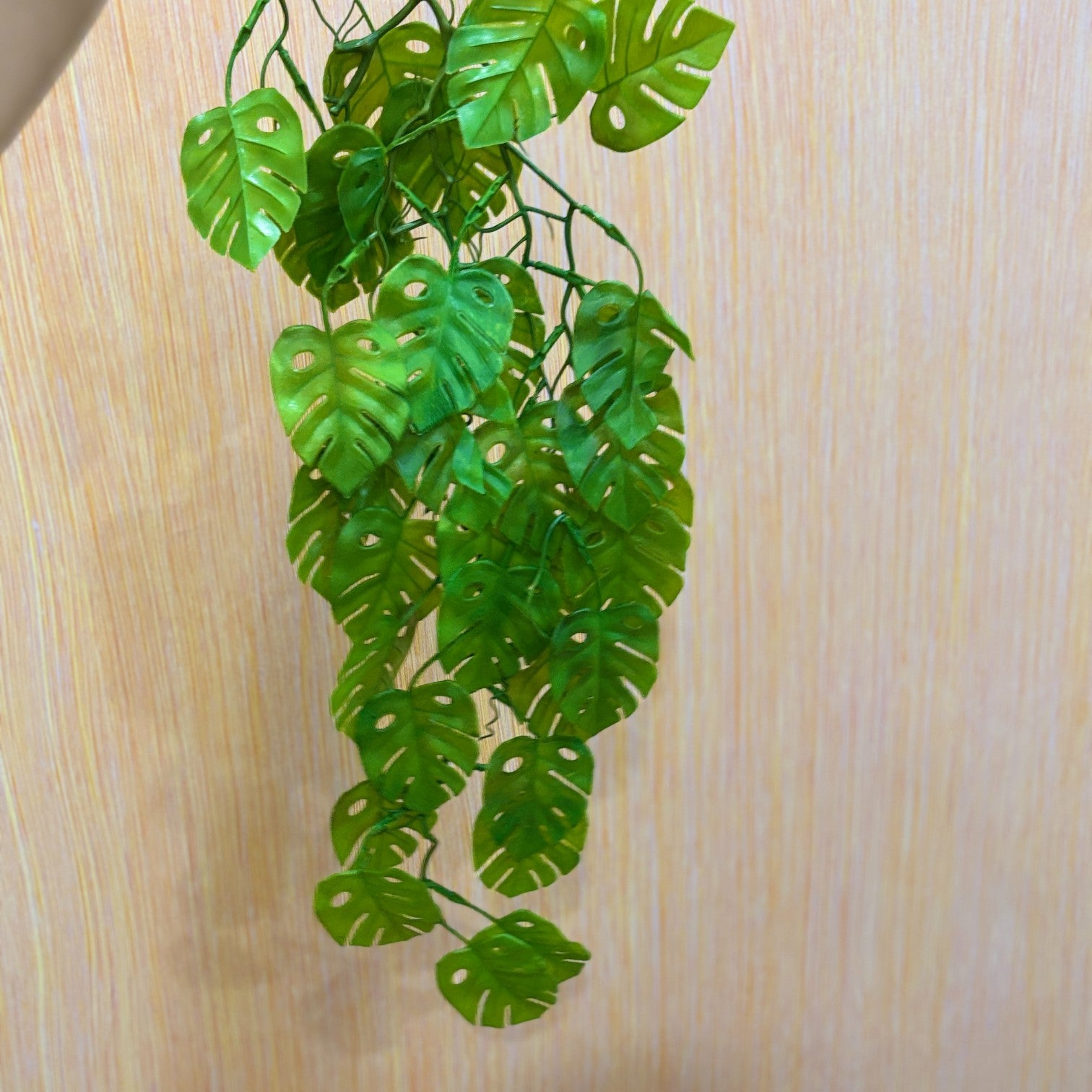 Artificial Hanging Leaf Bunch | Faux Leaf Garland Plant Bush for Creeper Decoration | Decorative Hanging Vine for Door, Balcony, Temple & Diwali Decor - 35 Inch - Apkamart #Style_Design 2