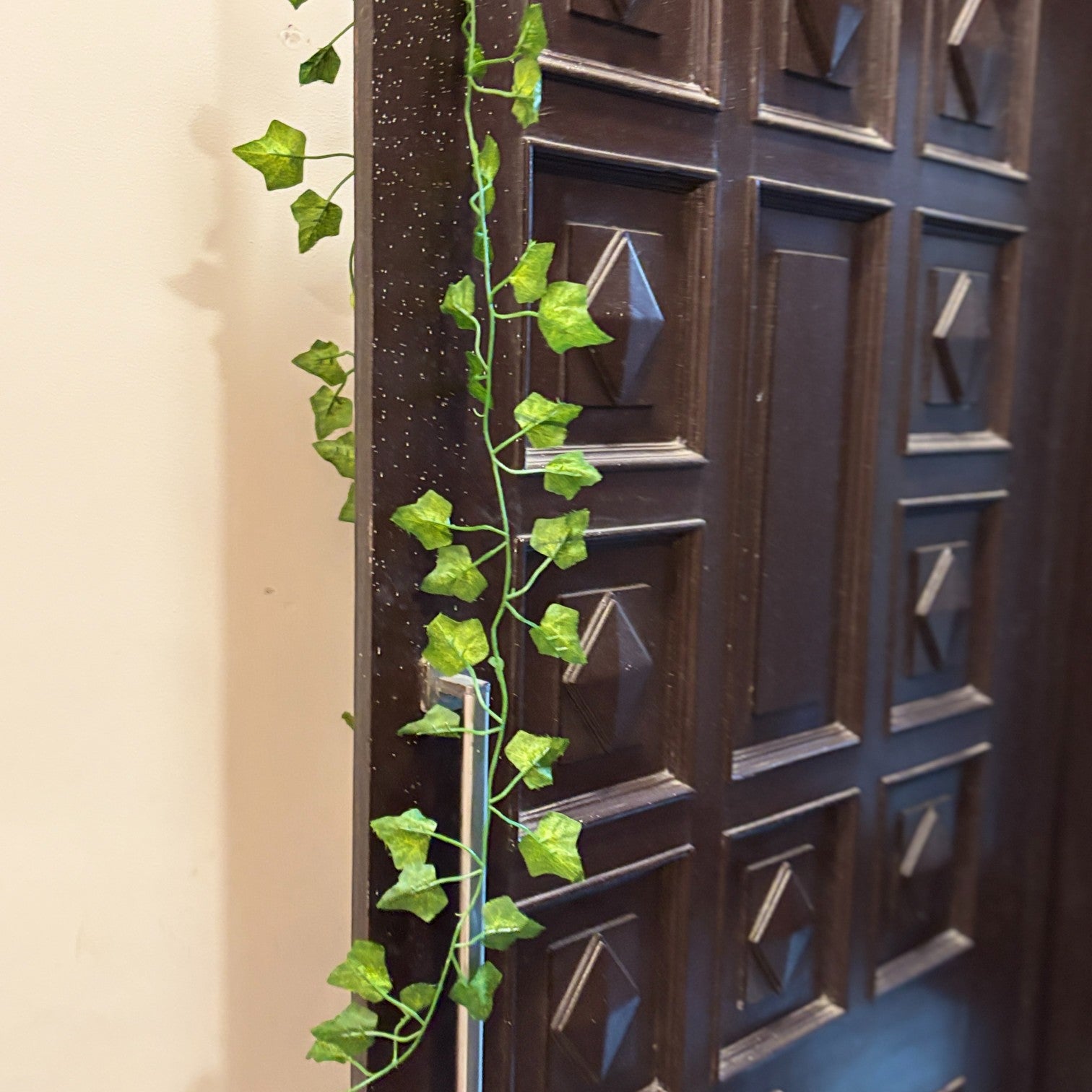 Artificial Leaf Hanging Vine | Decorative Leaf Bail for Home Decor | Door Bandhanwar, Temple Decoration, Balcony & Garden Hanging Plant - 81 Inch - Apkamart