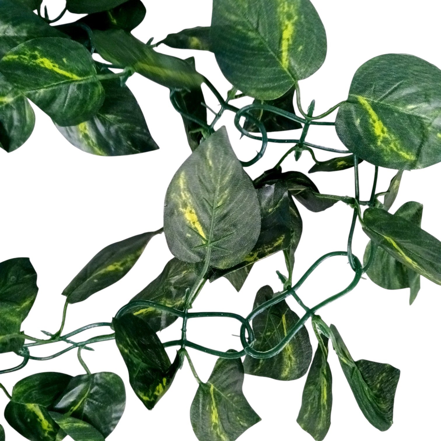 Artificial Leaf Hanging Bail | Decorative Hanging Plant for Home, Balcony, Temple, Door Bandhanwar & Party Decor | Reusable Faux Leaf Garland for Indoor Outdoor Decoration - 87 Inch - Apkamart #Style_Design 1