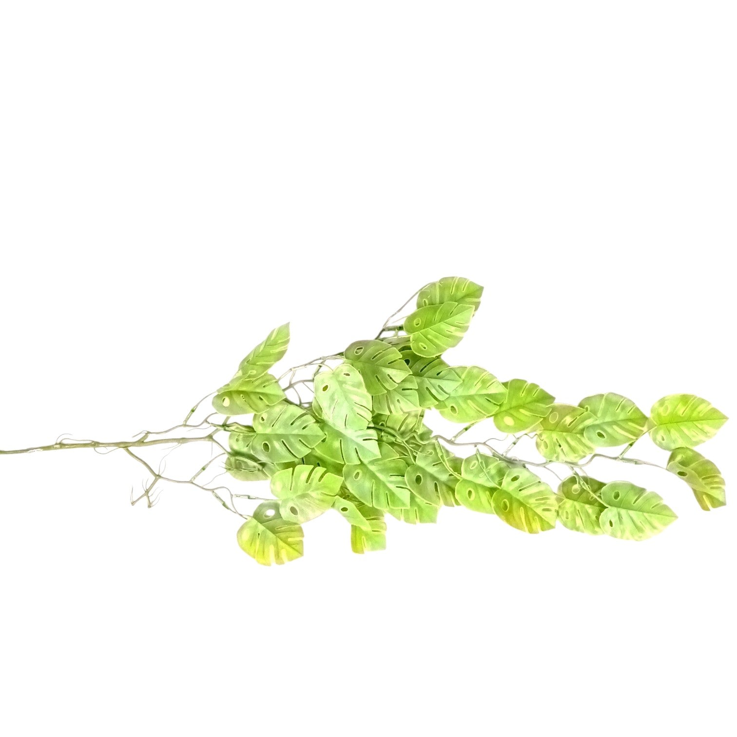 Artificial Hanging Leaf Bunch | Faux Leaf Garland Plant Bush for Creeper Decoration | Decorative Hanging Vine for Door, Balcony, Temple & Diwali Decor - 35 Inch - Apkamart #Style_Design 3