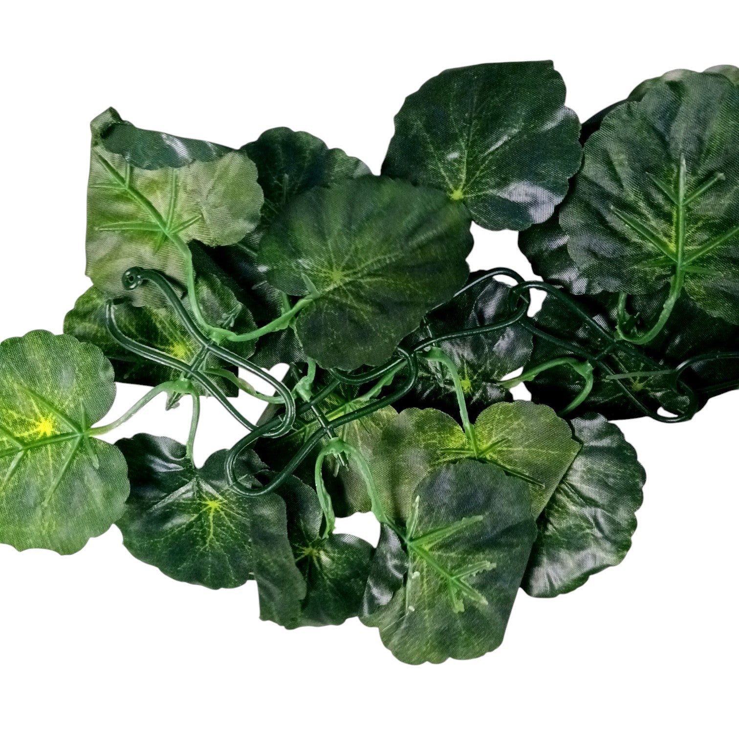 Artificial Leaf Hanging Vine | Faux Leaf Garland & Creeper Decoration for Door Bandhanwar, Balcony, Temple & Party | Green Plant Bush Vine for Indoor Outdoor Home Garden Diwali Decor - 87 Inch - Apkamart #Style_Design 1