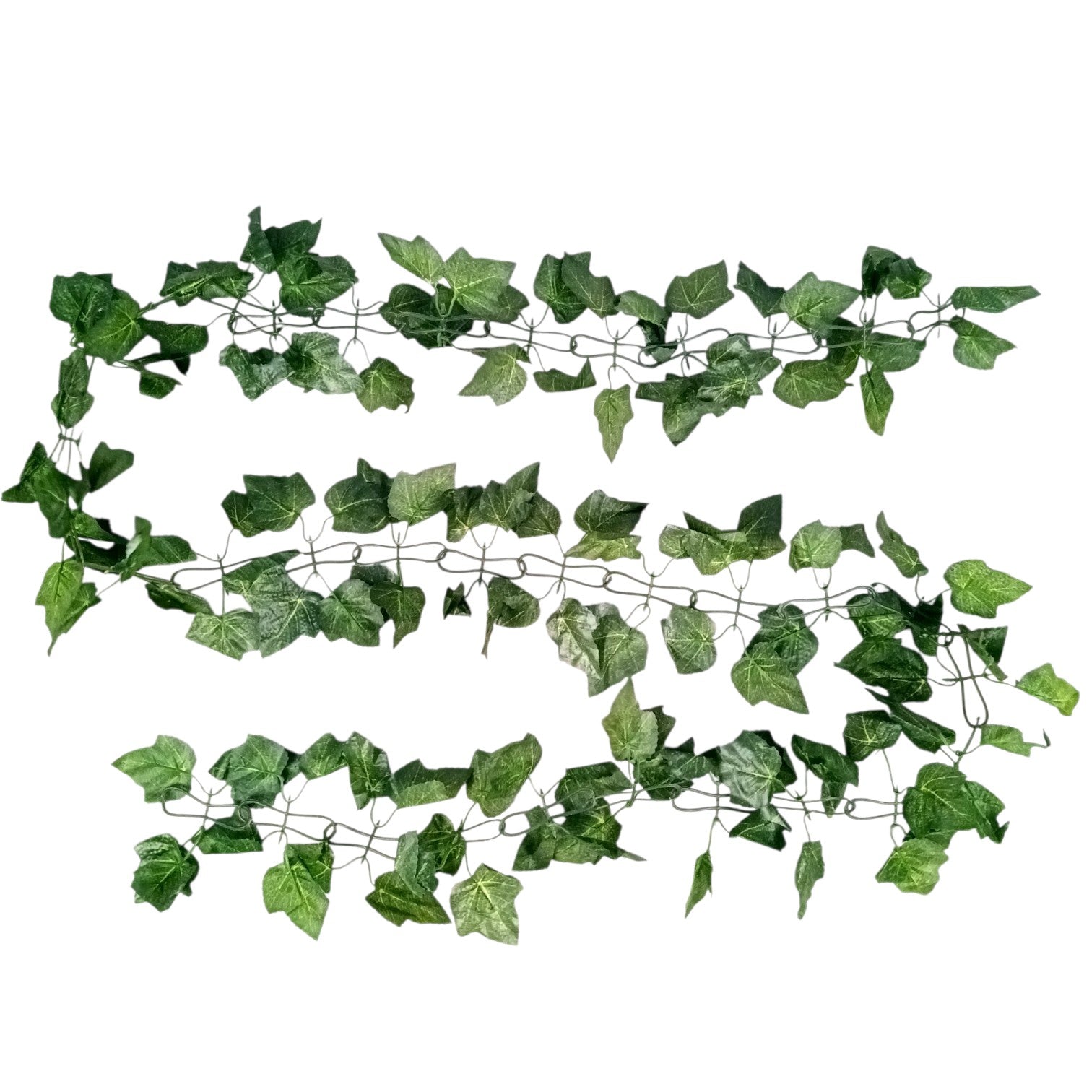 Artificial Leaf Hanging Bail | Decorative Hanging Plant for Home, Balcony, Temple, Door Bandhanwar & Party Decor | Reusable Faux Leaf Garland for Indoor Outdoor Decoration - 87 Inch - Apkamart #Style_Design 3
