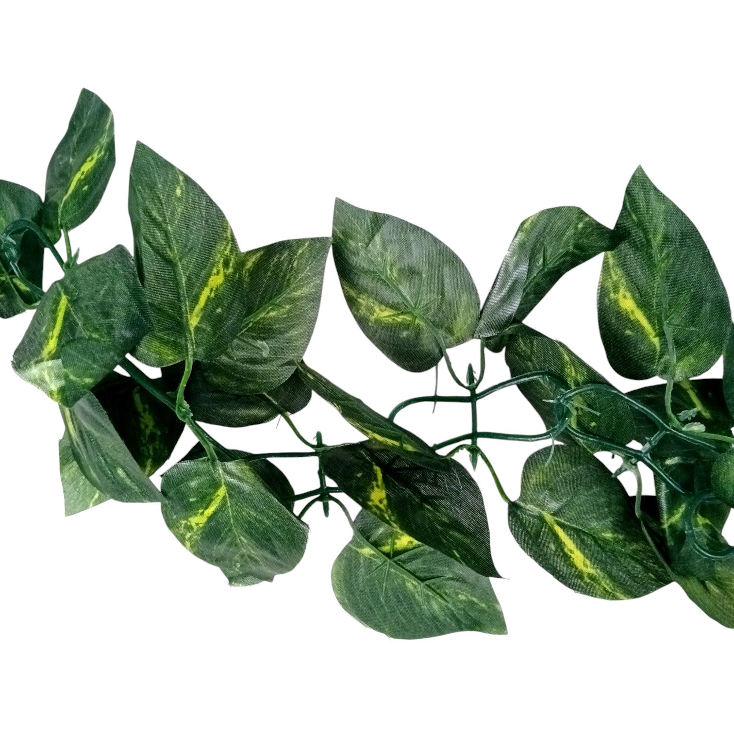 Artificial Leaf Hanging Bail | Decorative Hanging Plant for Home, Balcony, Temple, Door Bandhanwar & Party Decor | Reusable Faux Leaf Garland for Indoor Outdoor Decoration - 87 Inch - Apkamart #Style_Design 1