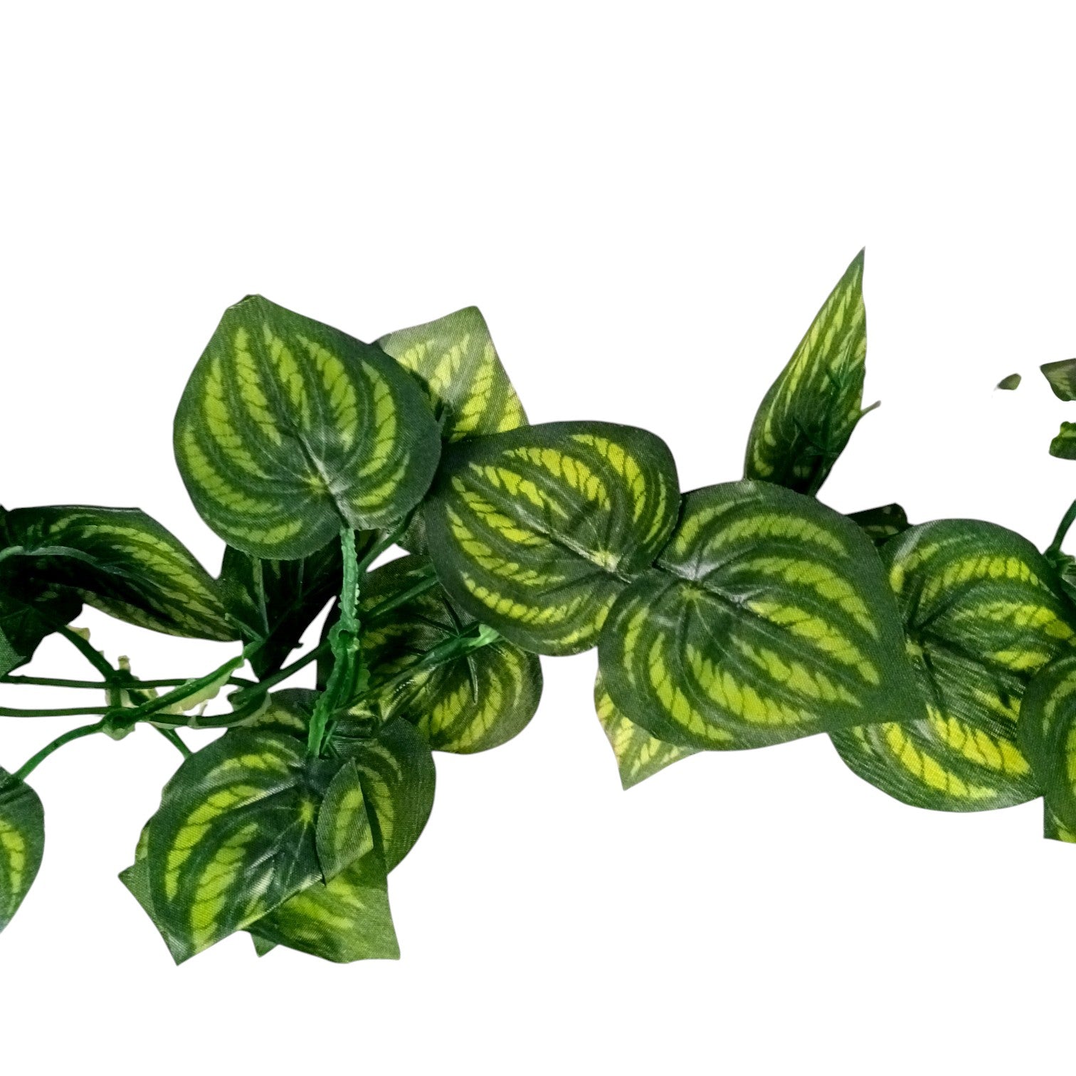 Artificial Leaf Hanging Vine | Faux Leaf Garland & Creeper Decoration for Door Bandhanwar, Balcony, Temple & Party | Green Plant Bush Vine for Indoor Outdoor Home Garden Diwali Decor - 87 Inch - Apkamart #Style_Design 2