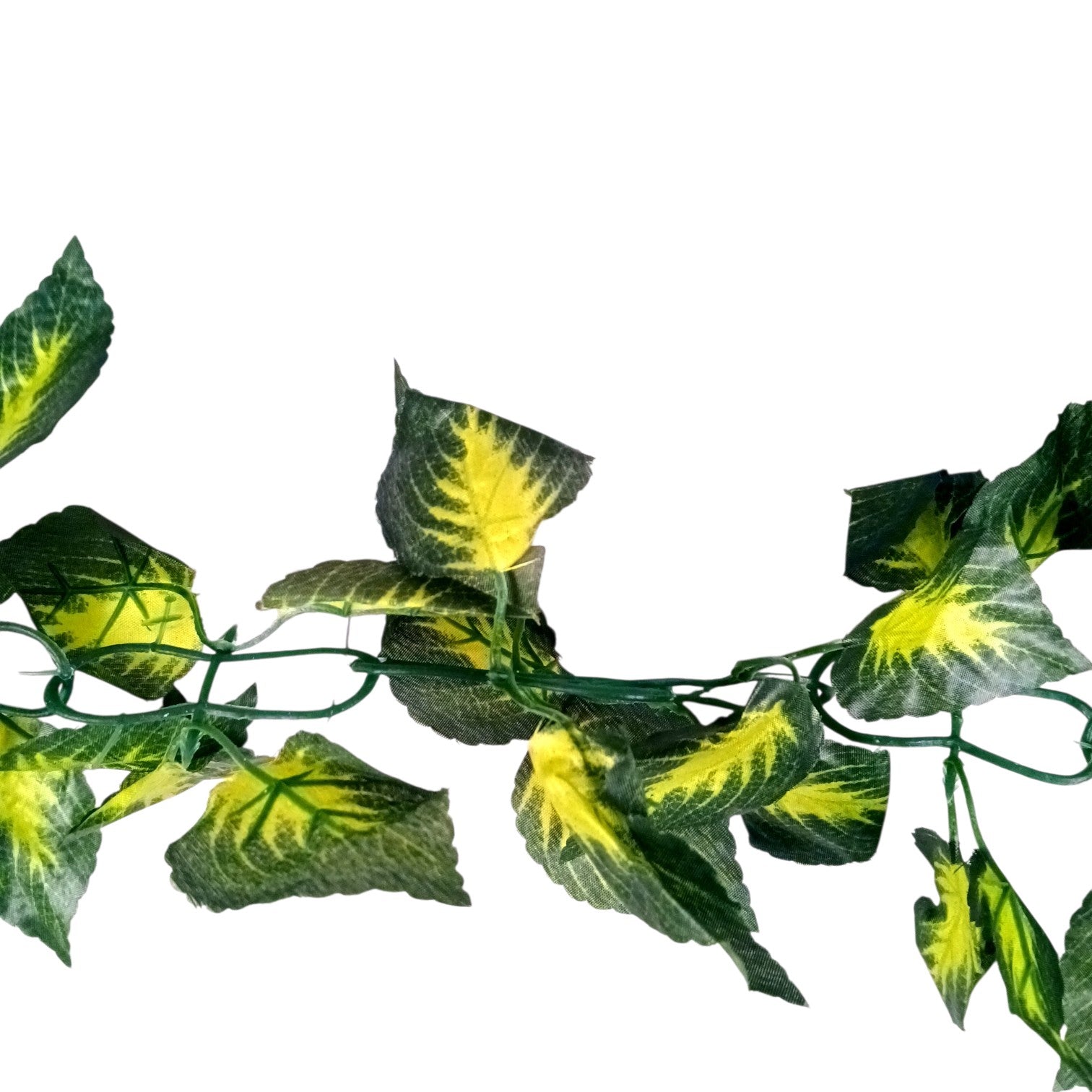 Artificial Leaf Hanging Bail | Decorative Hanging Plant for Home, Balcony, Temple, Door Bandhanwar & Party Decor | Reusable Faux Leaf Garland for Indoor Outdoor Decoration - 87 Inch - Apkamart #Style_Design 2