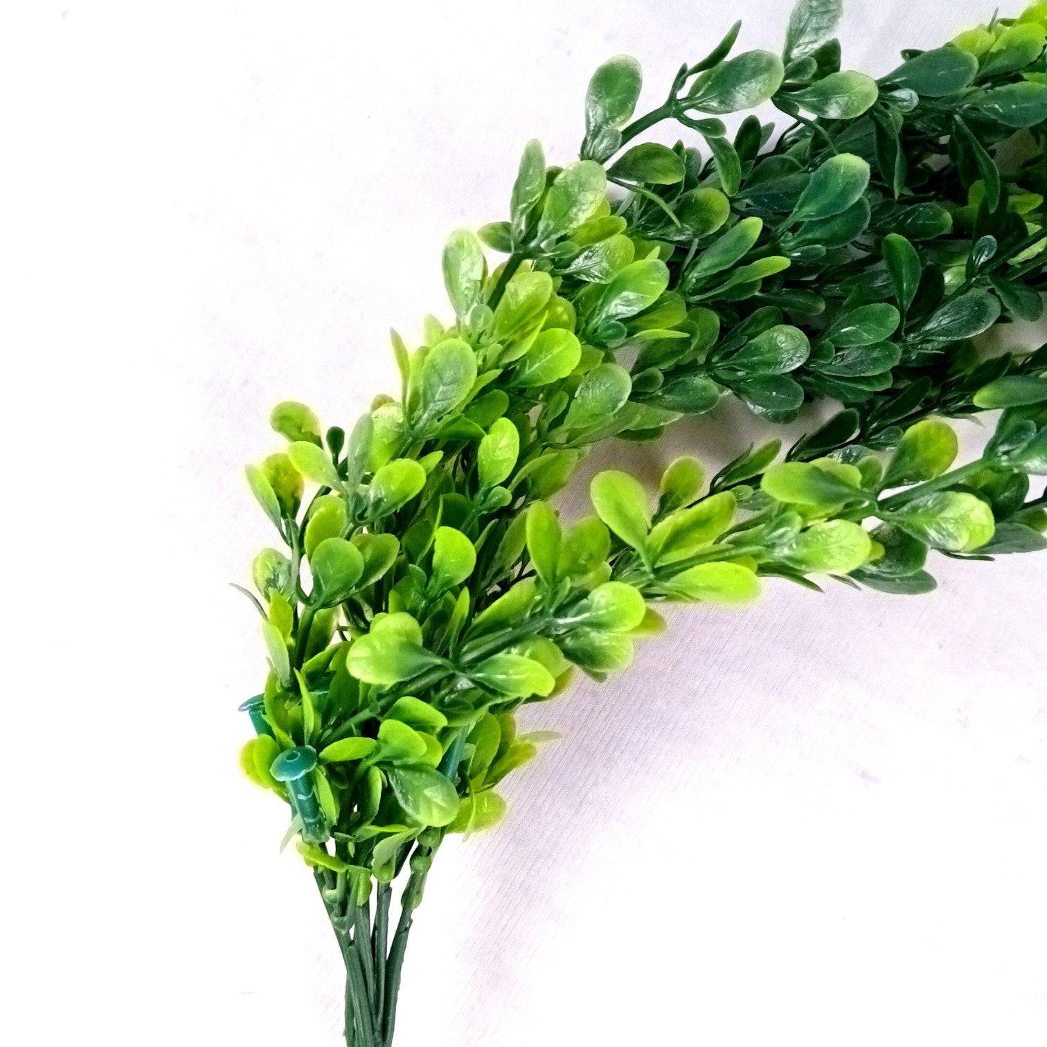 Artificial Hanging Vine | Green & Yellow Faux Leaf Garland Green Plant Bush for Creeper Decoration | Decorative Vine for Door, Temple, Diwali Decor & Home Decoration - 33 Inch - Apkamart #Style_Design 1