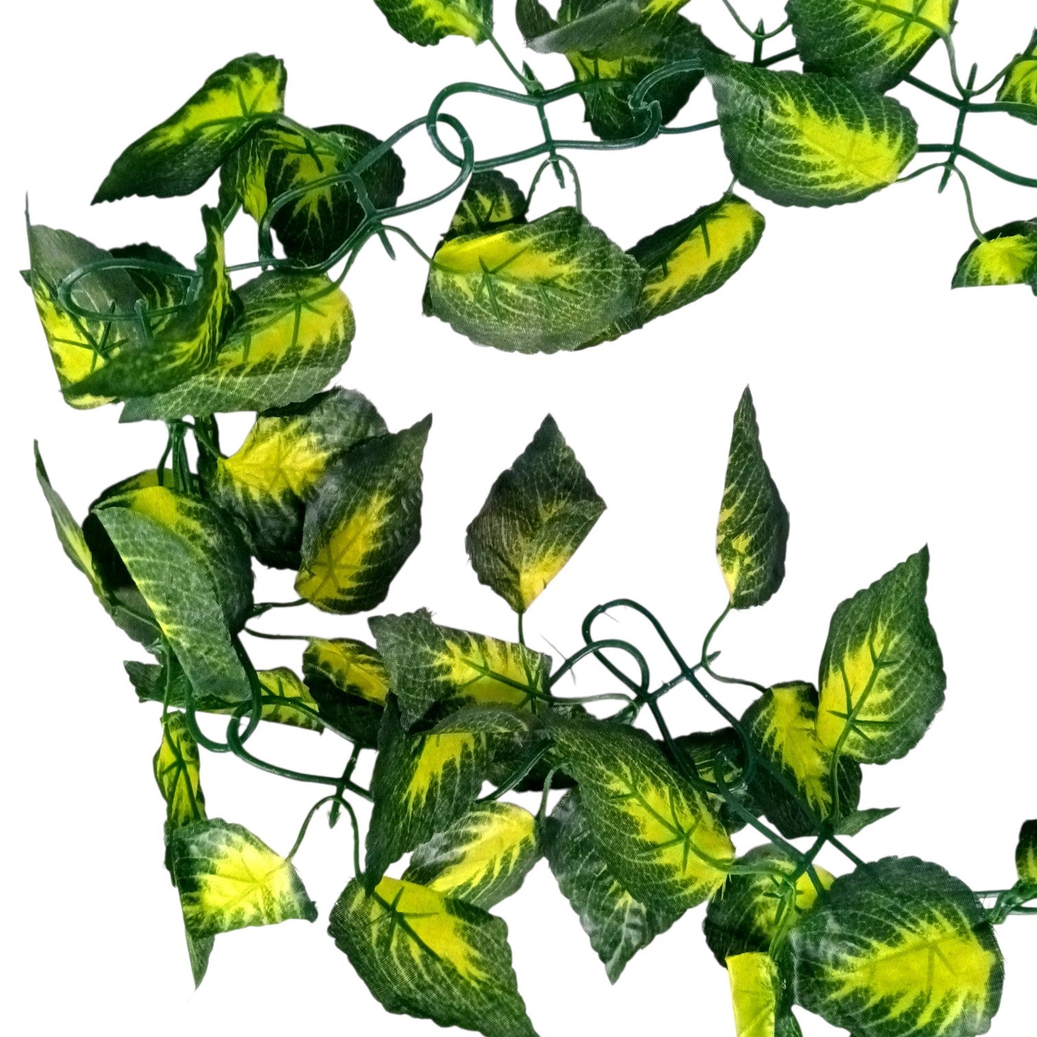 Artificial Leaf Hanging Bail | Decorative Hanging Plant for Home, Balcony, Temple, Door Bandhanwar & Party Decor | Reusable Faux Leaf Garland for Indoor Outdoor Decoration - 87 Inch - Apkamart #Style_Design 2